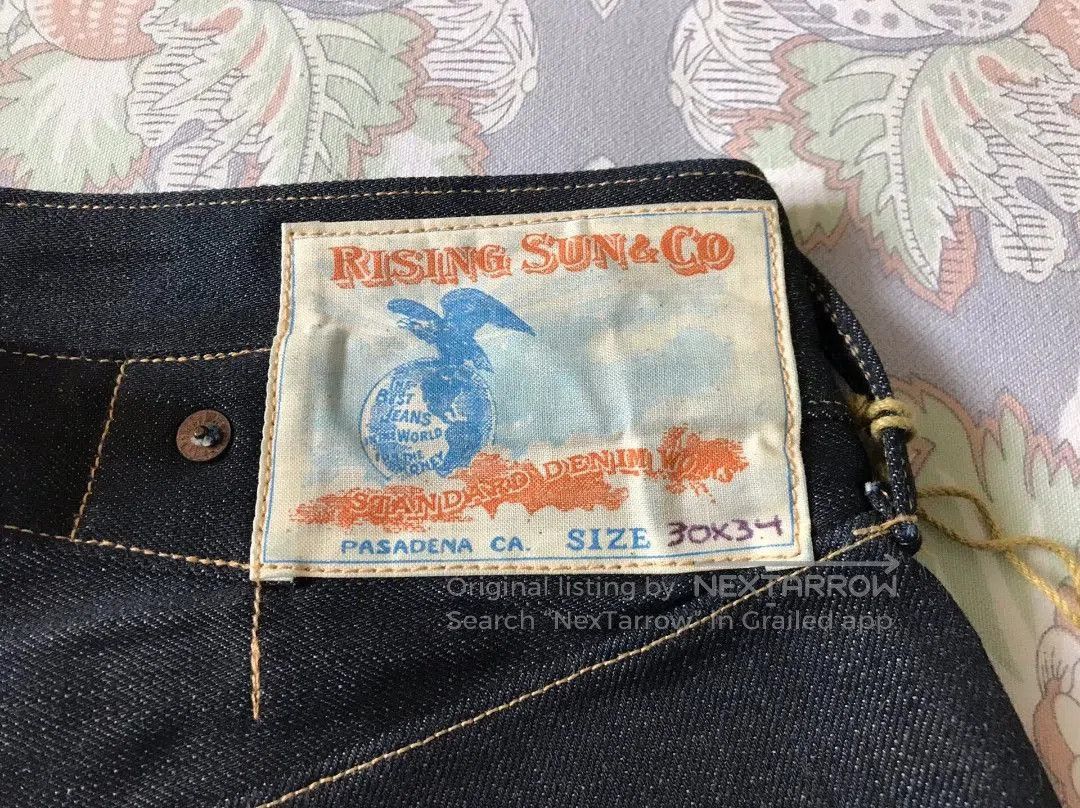 Rising Sun & Co. Rising Sun Yukon Parisian Button Jeans. Size US 30 / EU 46 - 7 Thumbnail