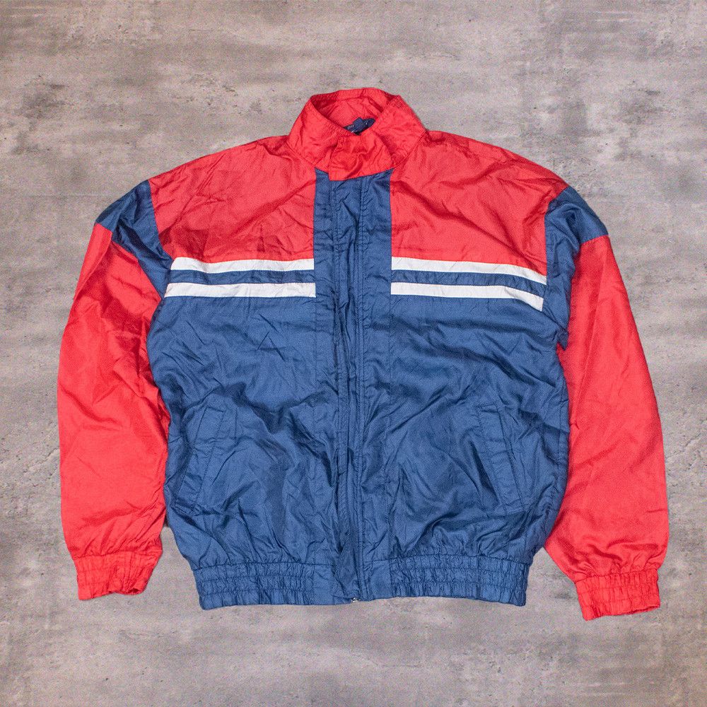 Vintage Vintage 1990's Baysport U.S.A Bloke Style Windbreaker Jacket Size US M / EU 48-50 / 2 - 1 Thumbnail