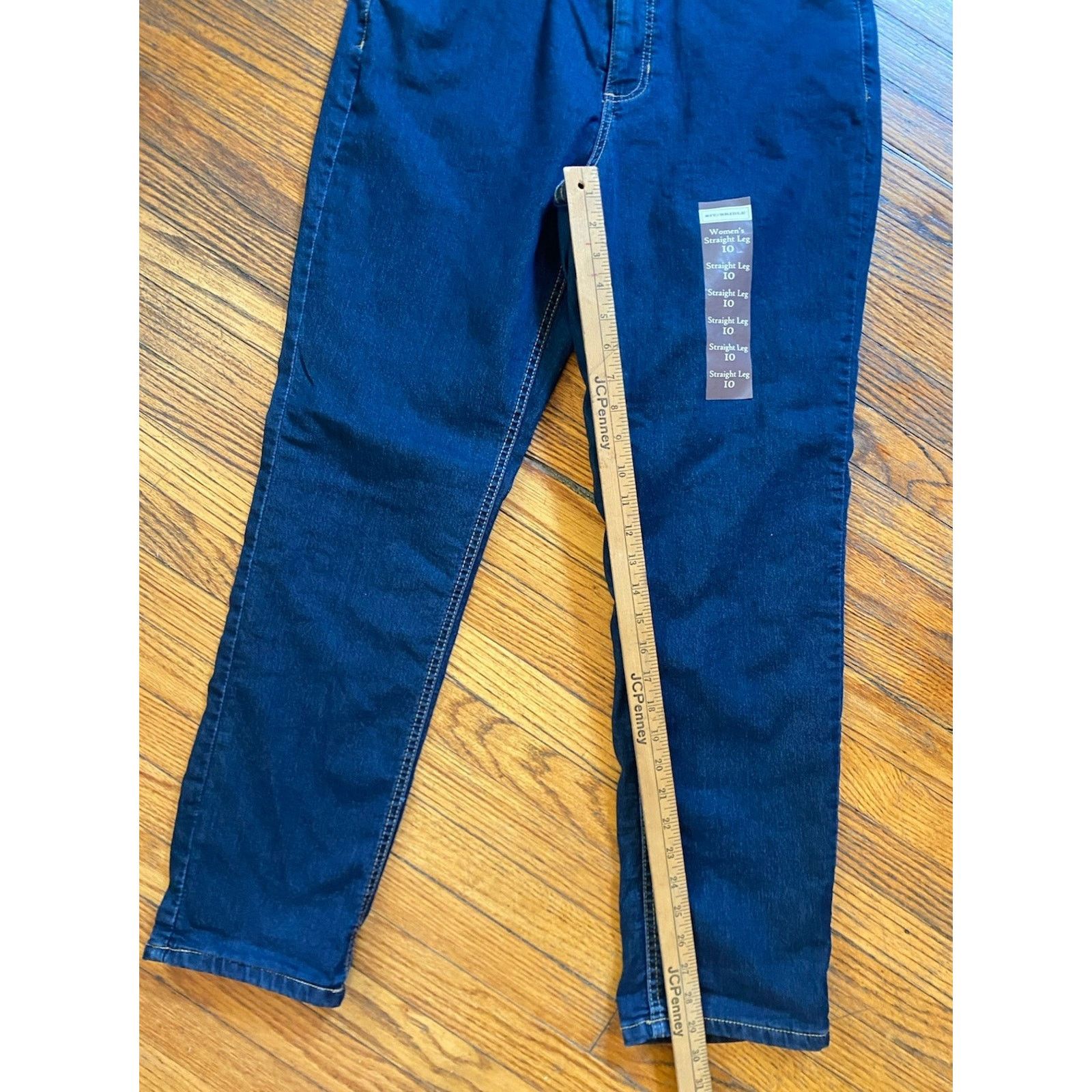 Bit & Bridle NWT Bit Bridle Fleece Lined Straight Leg Jeans Women’s 10 Size 32" / US 10 / IT 46 - 7 Thumbnail