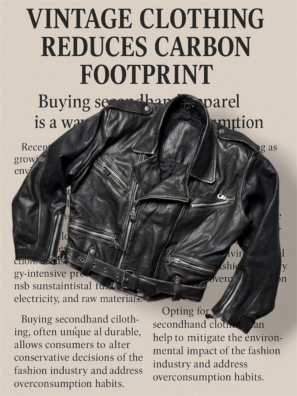 greco Giovanni by H. Greco Leather Jacket vintage brown fade Size M / US 6-8 / IT 42-44 - 1 Thumbnail