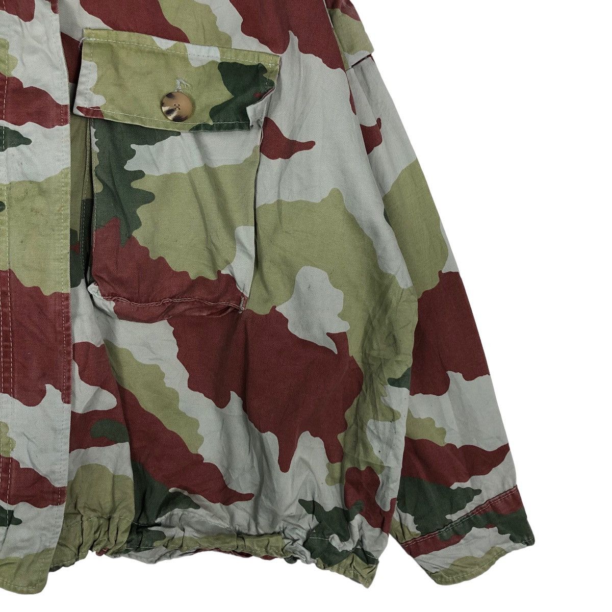 Japanese Brand 🔥Vintage Cropped Biker Jacket Trf Japan Camouflage Army Size US M / EU 48-50 / 2 - 5 Thumbnail