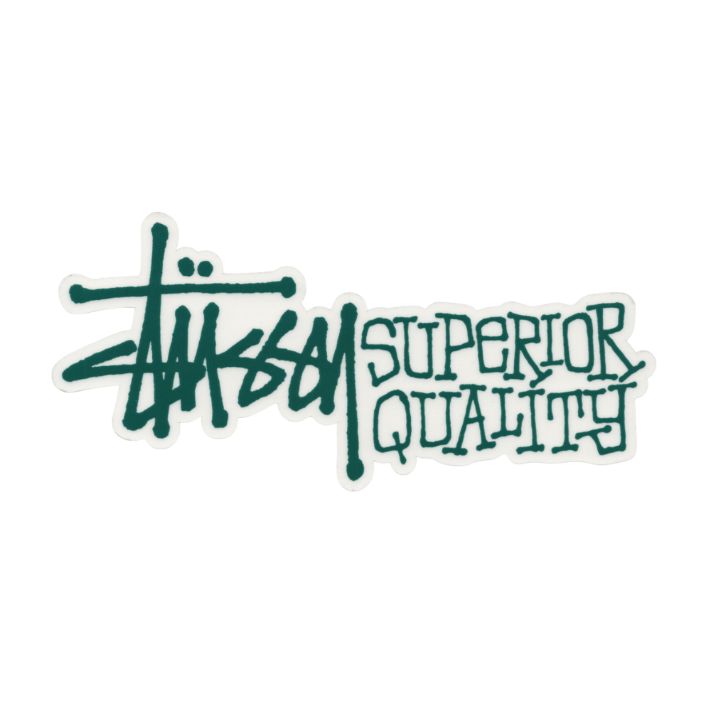Stussy Stüssy Superior Quality Sticker Green Size ONE SIZE - 1 Preview