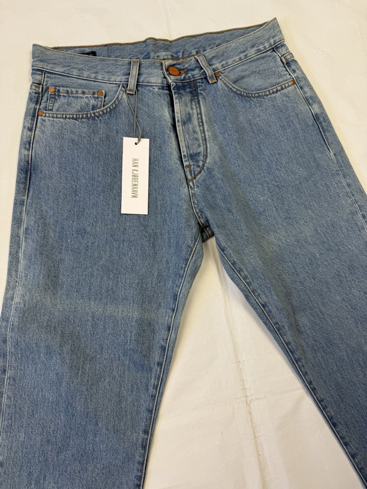 Han Kjobenhavn Han Kjøbenhavn Blue Tapered Jeans Size US 30 / EU 46 - 2 Thumbnail