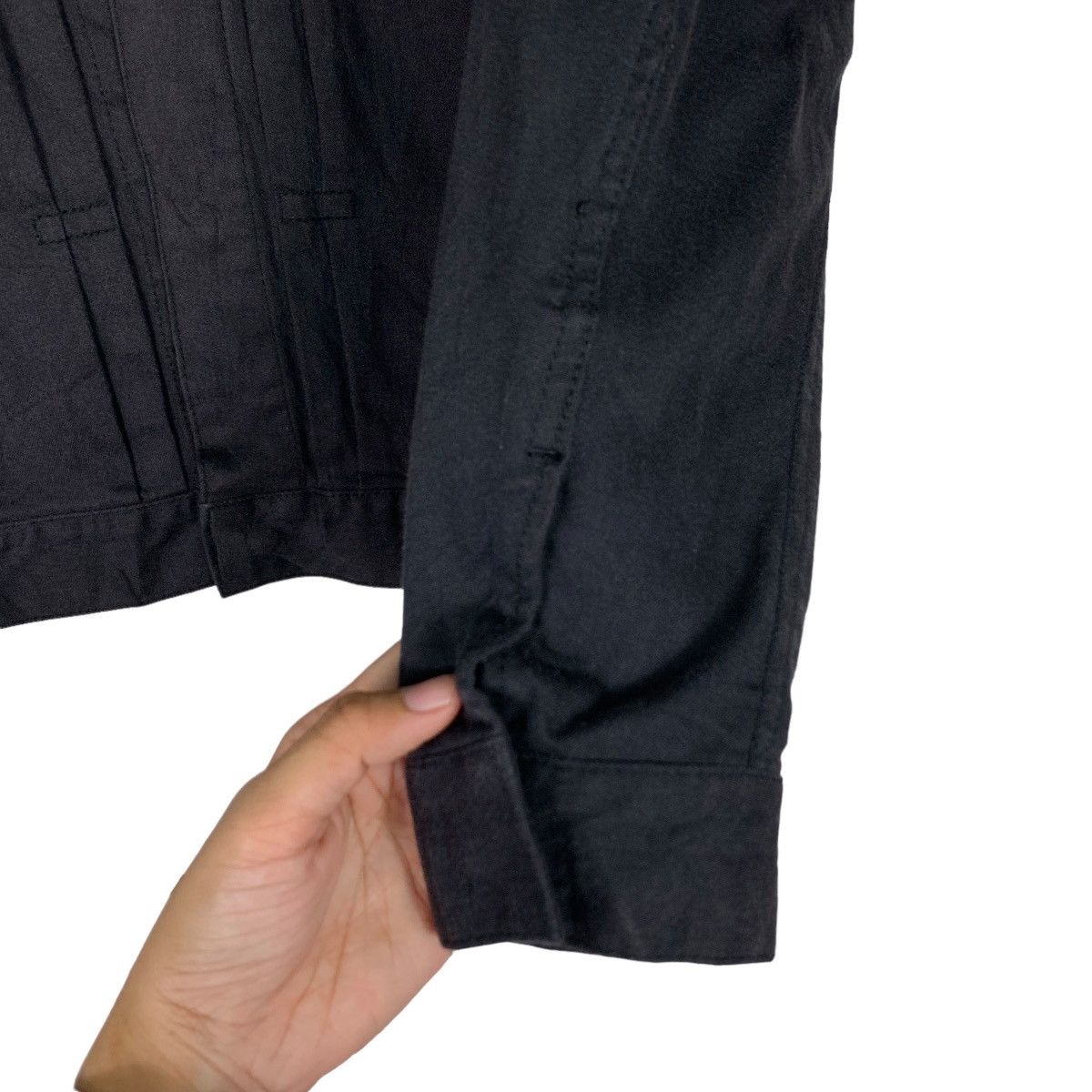 Japanese Brand VICTIM & CO Black Plain Casual Jacket #0958-C42 Size US L / EU 52-54 / 3 - 7 Thumbnail