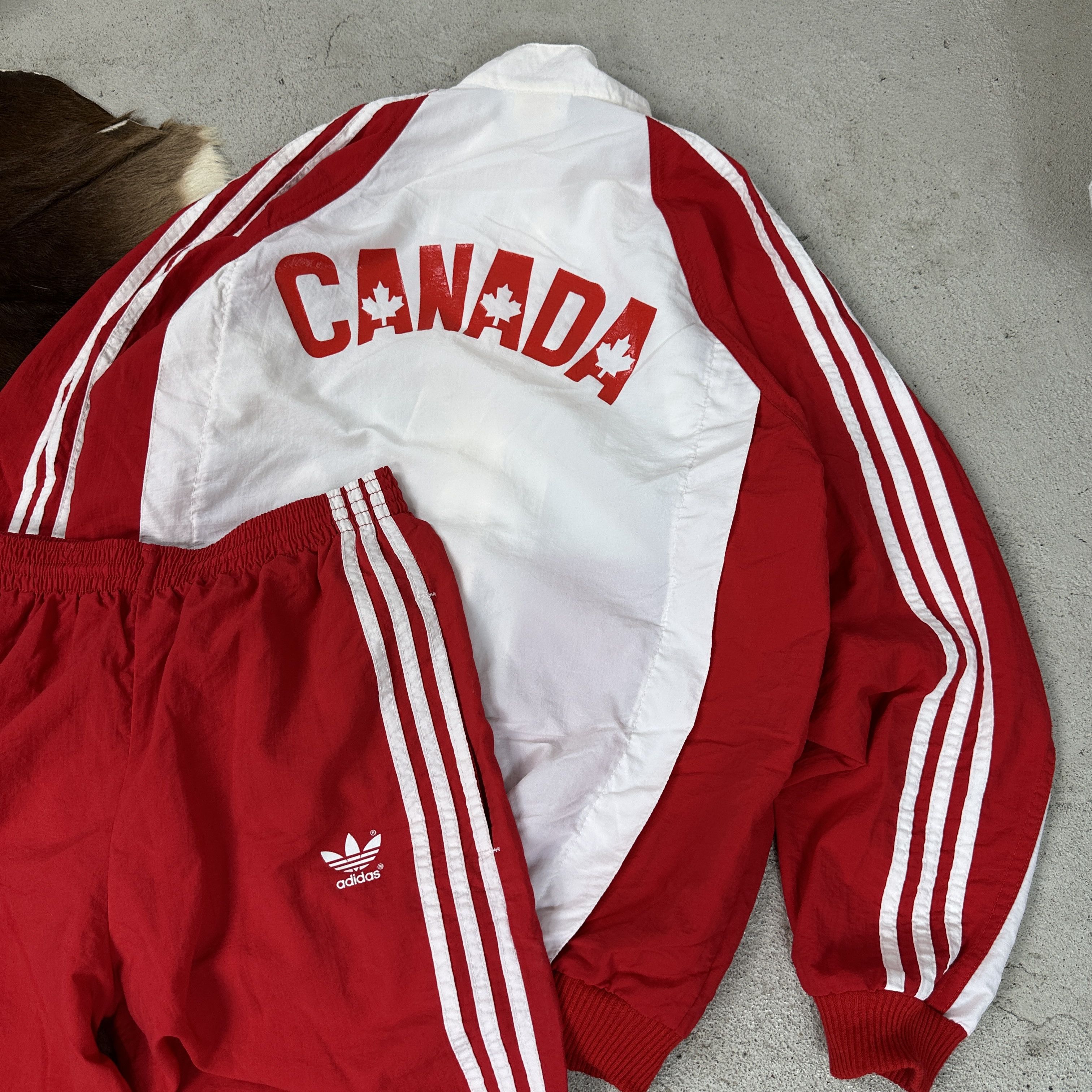 Adidas × Vintage Vintage Sportswear Streetwear Canada 90s Adidas Set Size US 36 / EU 52 - 2 Thumbnail