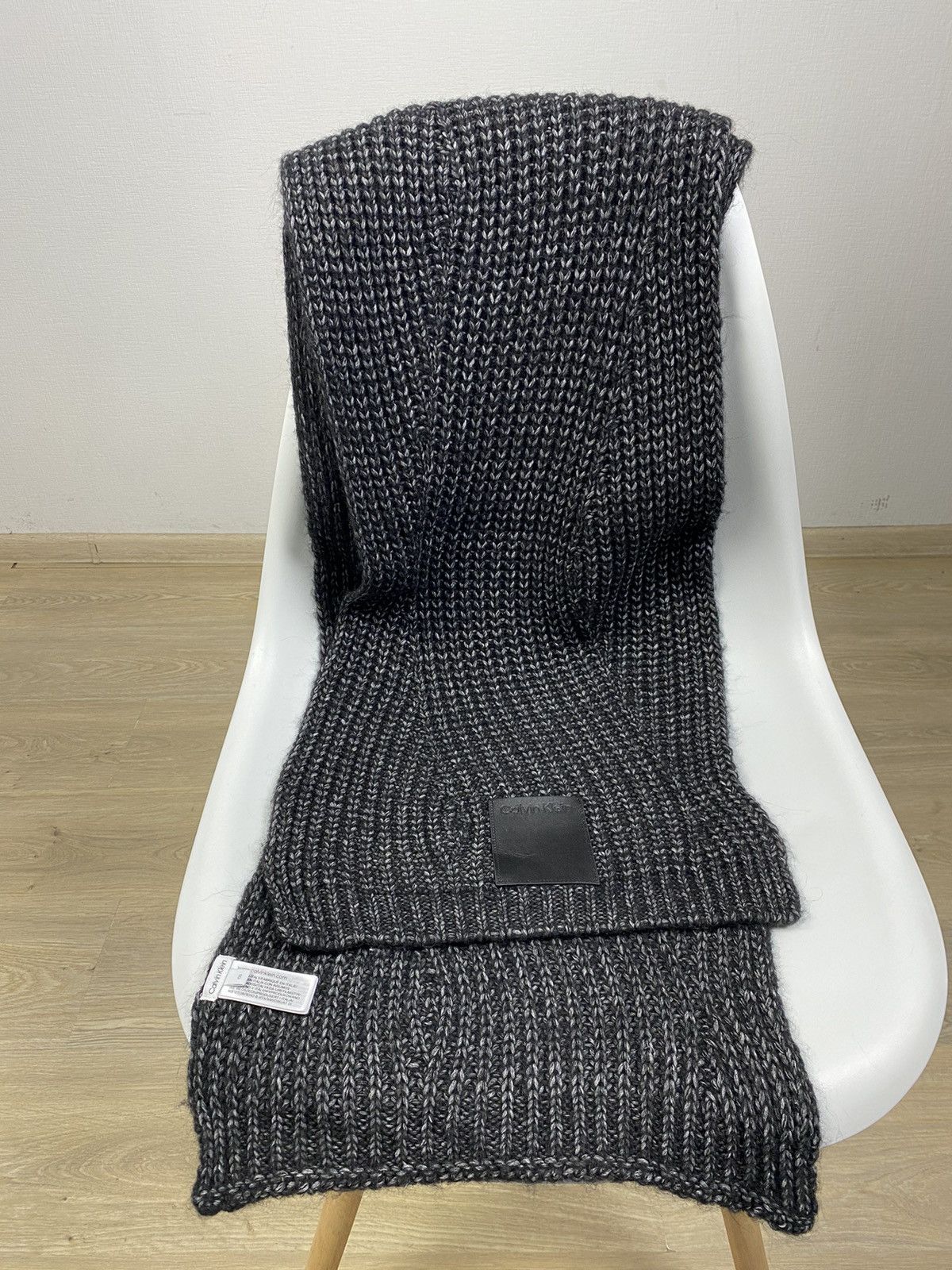 Calvin Klein Calvin Klein Knit Scarf Cotton-Wool-Polyester Size ONE SIZE - 2 Thumbnail
