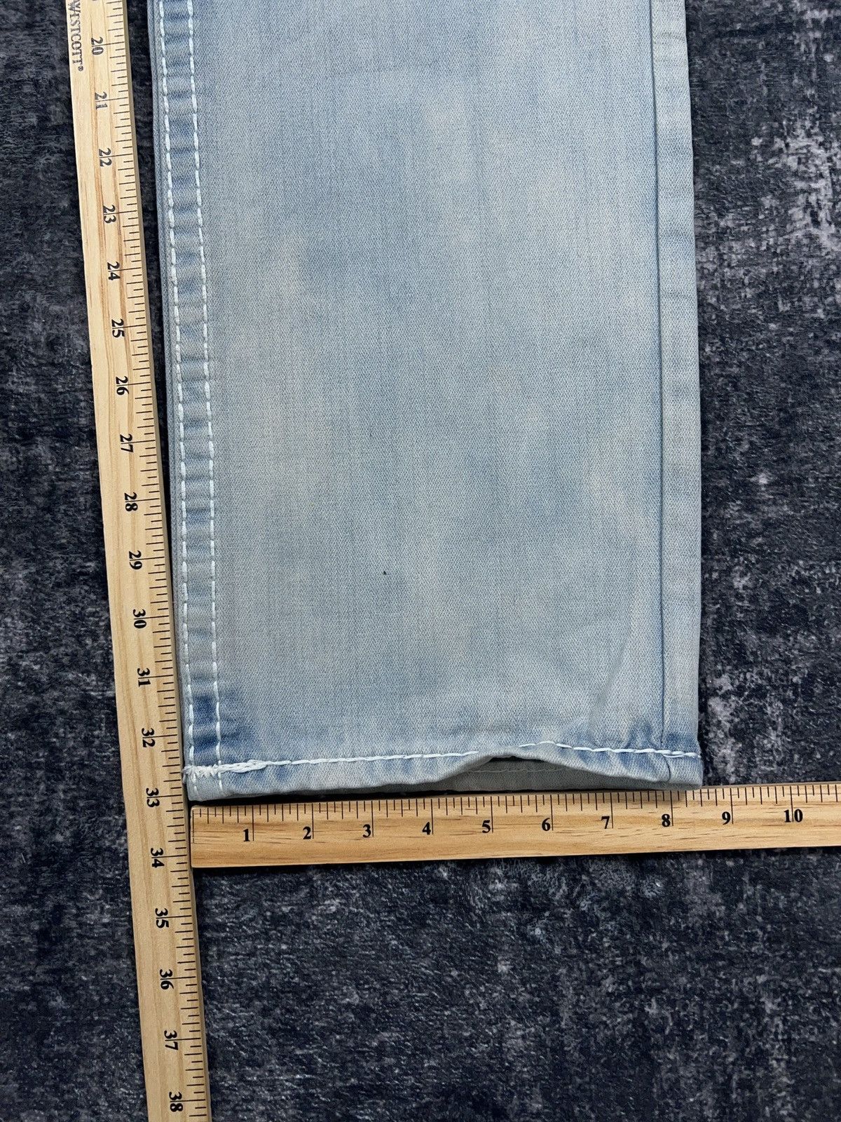 True Religion Y2K True Religion Acid Wash Distressed Billy Jeans 38x33 Size US 38 / EU 54 - 8 Thumbnail