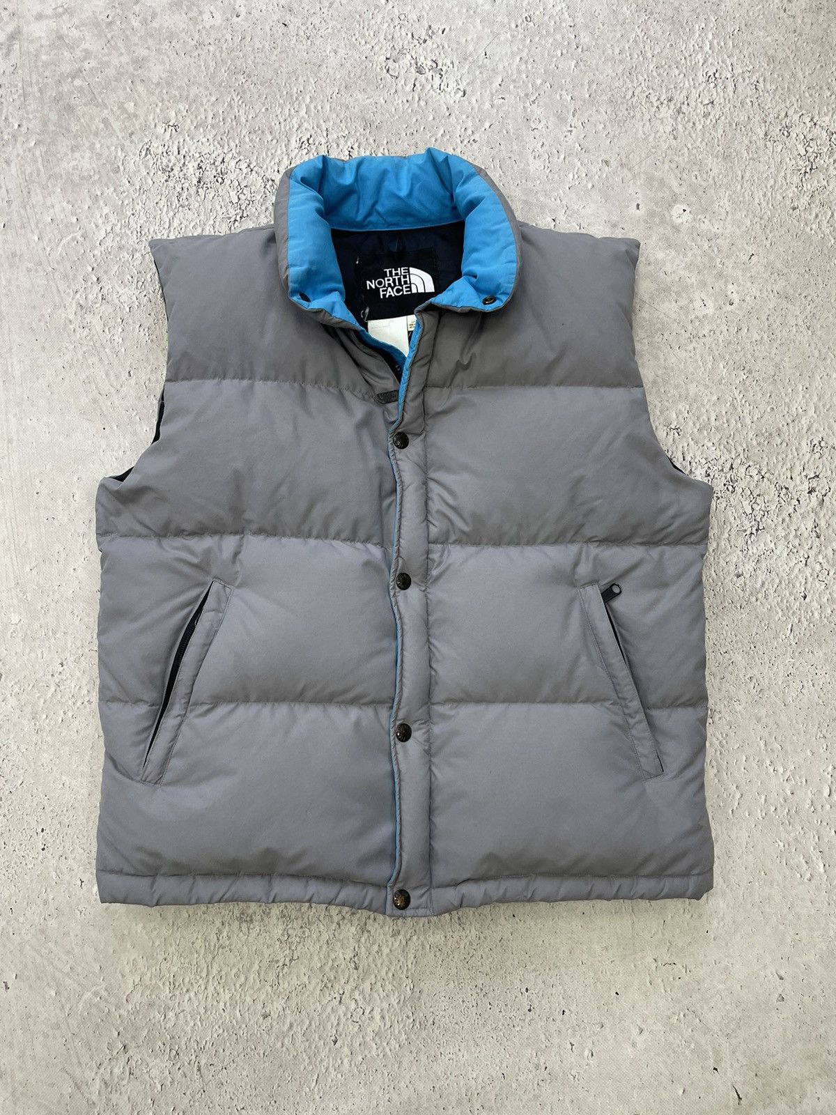 The North Face × Vintage Vintage 90s TNF Vest Nuptse 700 gray Size US M / EU 48-50 / 2 - 1 Thumbnail