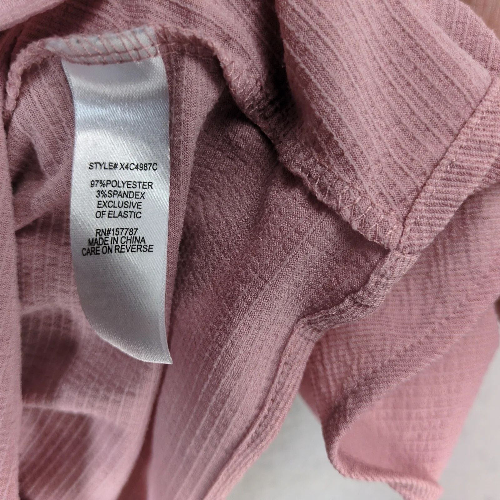 Other Love + Joy by FCT Pink Off-Shoulder Peasant Blouse Womens 3X Size 3XL / US 20-22 - 4 Thumbnail