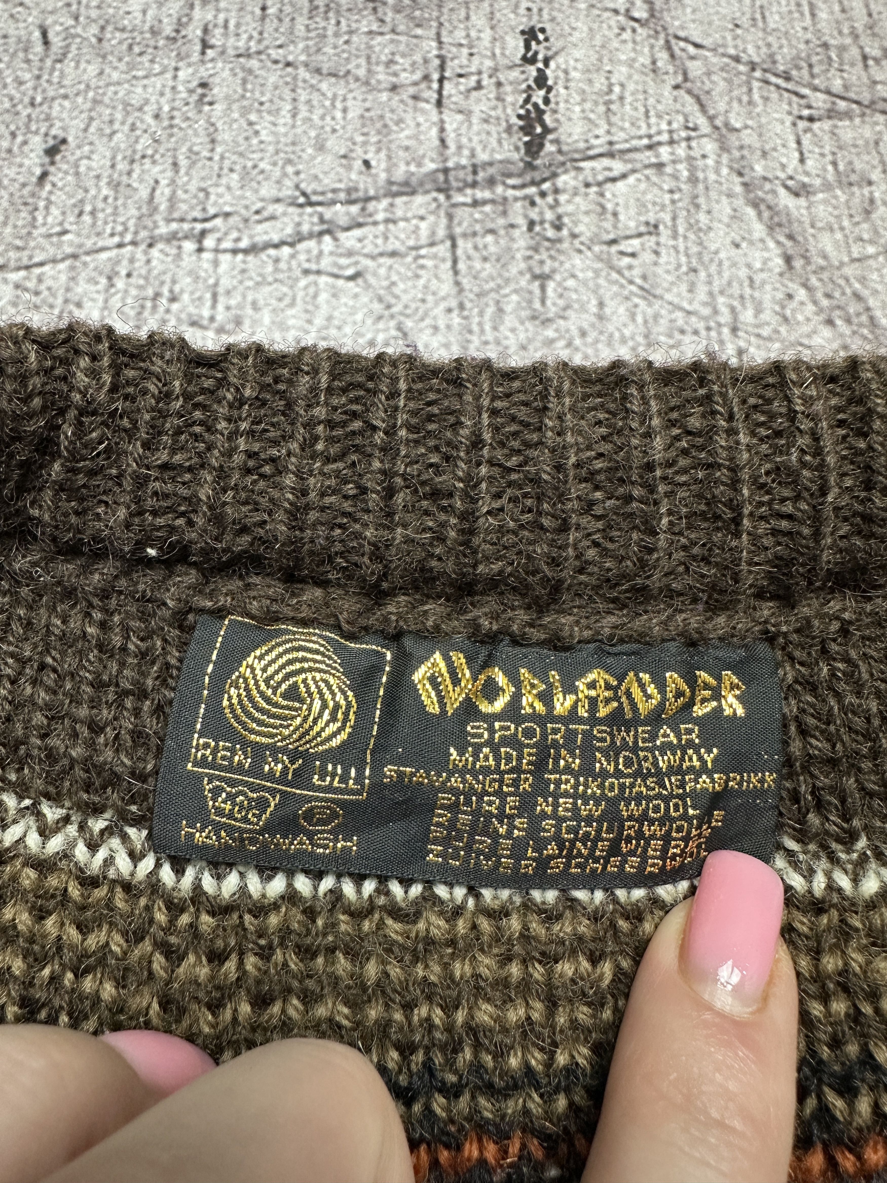 Dale Of Norway Norlender Norwegian Cardigan Wool Vintage Sweater Size US L / EU 52-54 / 3 - 3 Thumbnail