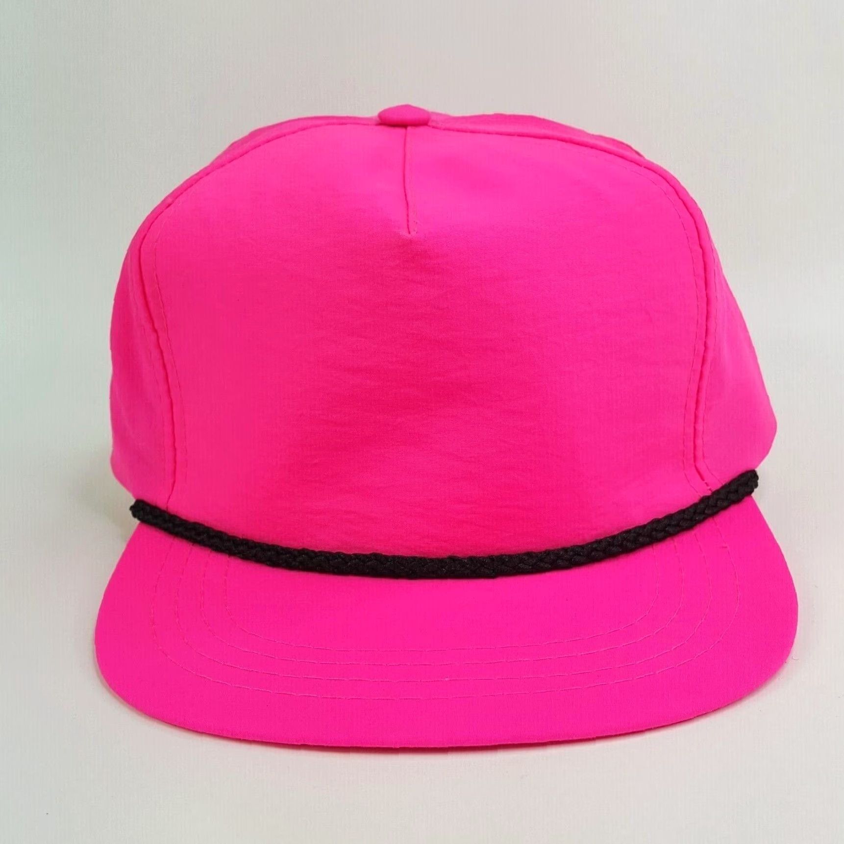 Vintage VINTAGE Town Talk Pink Trucker Hat Adult Adjustable Snapback Nylon Polyester Embroidered Breathable Retro Cap 80s 90s USA USA Size ONE SIZE - 2 Thumbnail