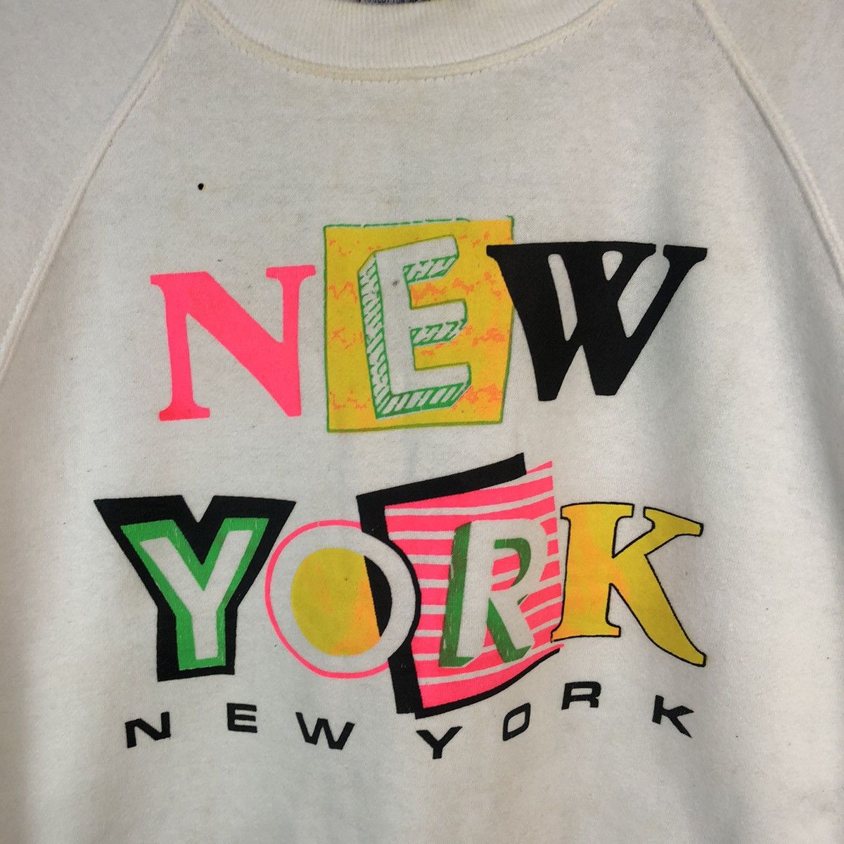 Vintage Sportswear Mitsuo Playboy New York White Sweatshirt #A515 Size US S / EU 44-46 / 1 - 9 Thumbnail