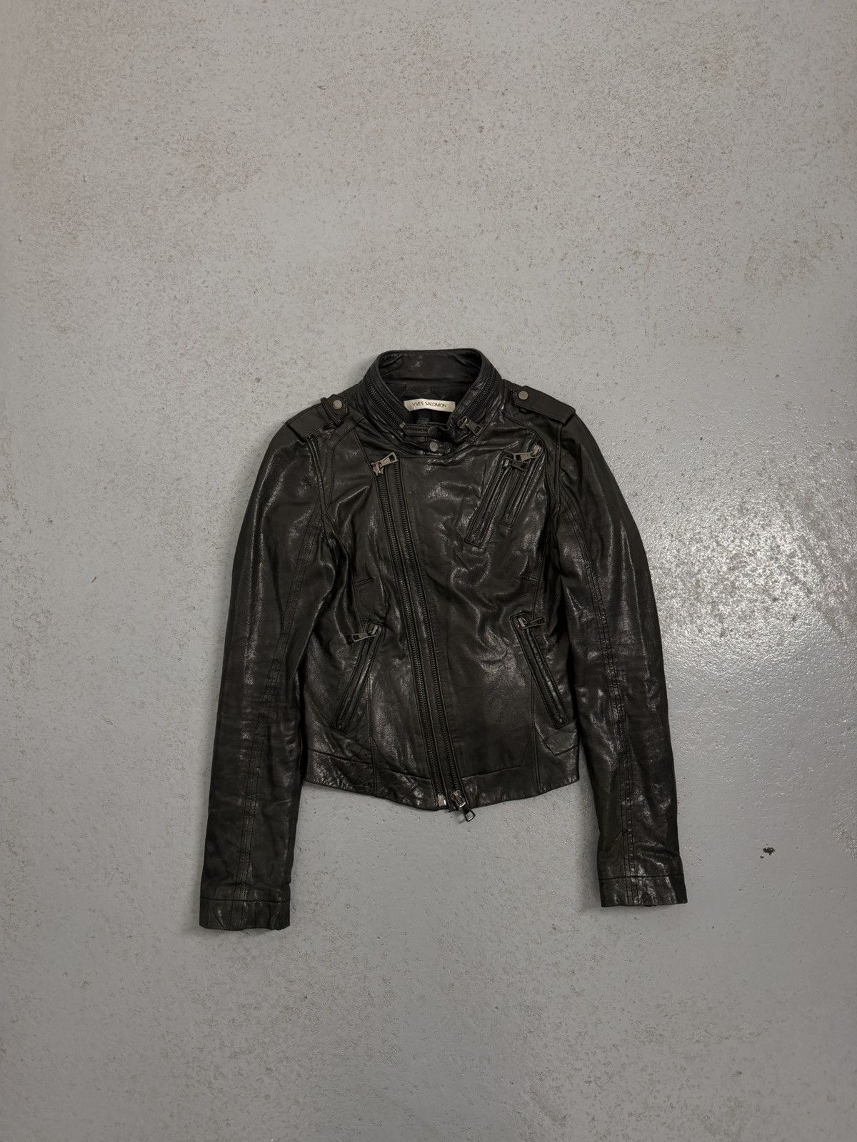 Yves Salomon Avant-garde Yves Salomon Multi-zip Lamp Leather Biker Jacket Size S / US 4 / IT 40 - 1 Thumbnail