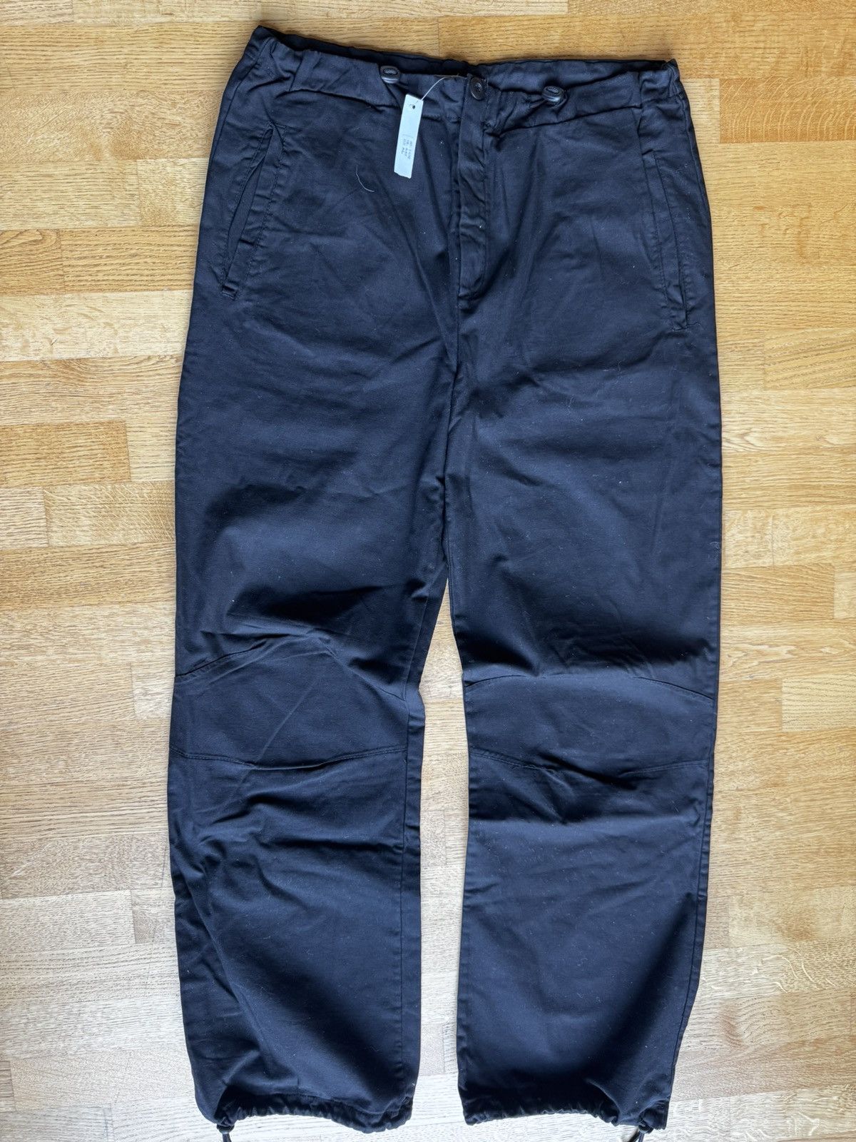 Walter Van Beirendonck NOS 1990’s / Sabotage Draw Cords Logo Pants Size US 36 / EU 52 - 1 Thumbnail