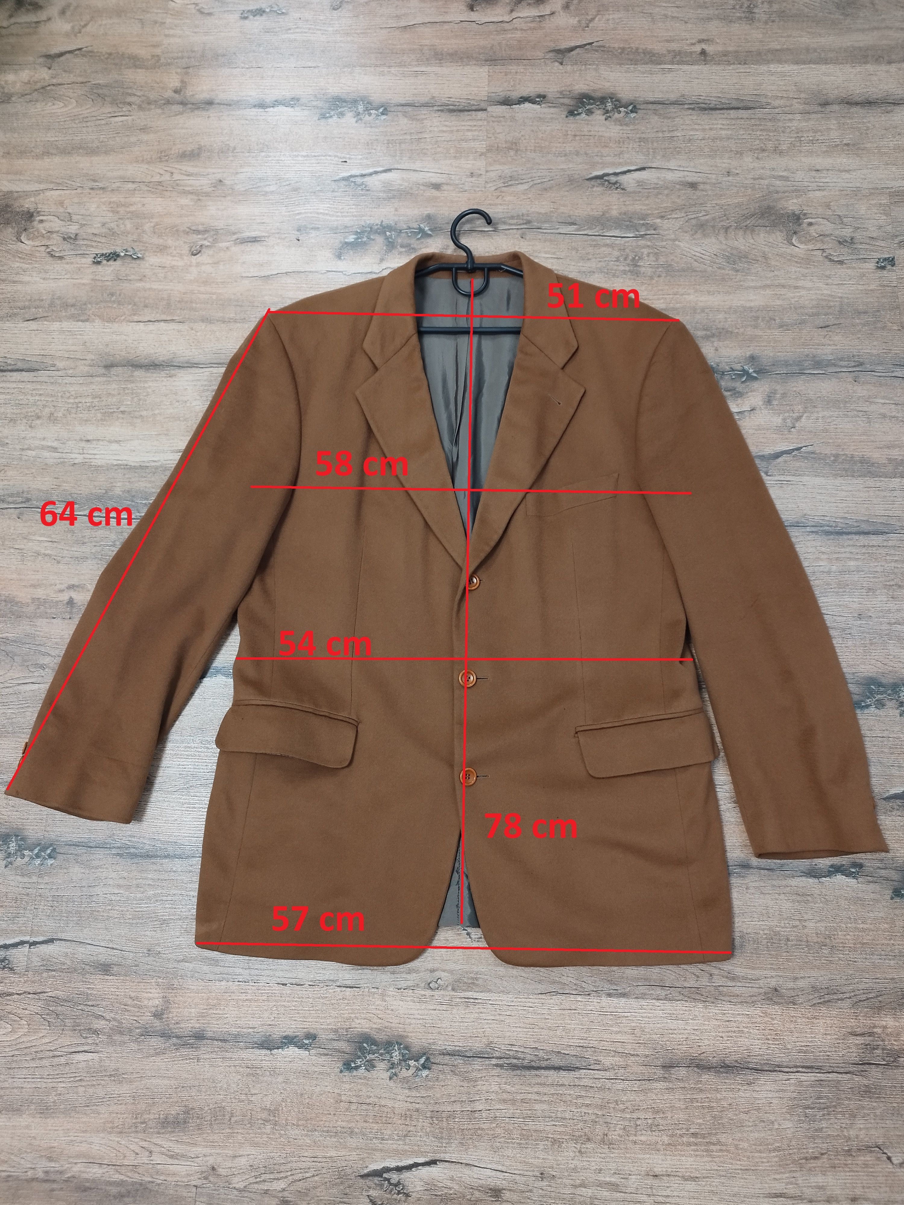Hugo Boss Vintage Hugo Boss Loro Piana Cashmere Blazer Jacket Italy Size 42R - 18 Thumbnail