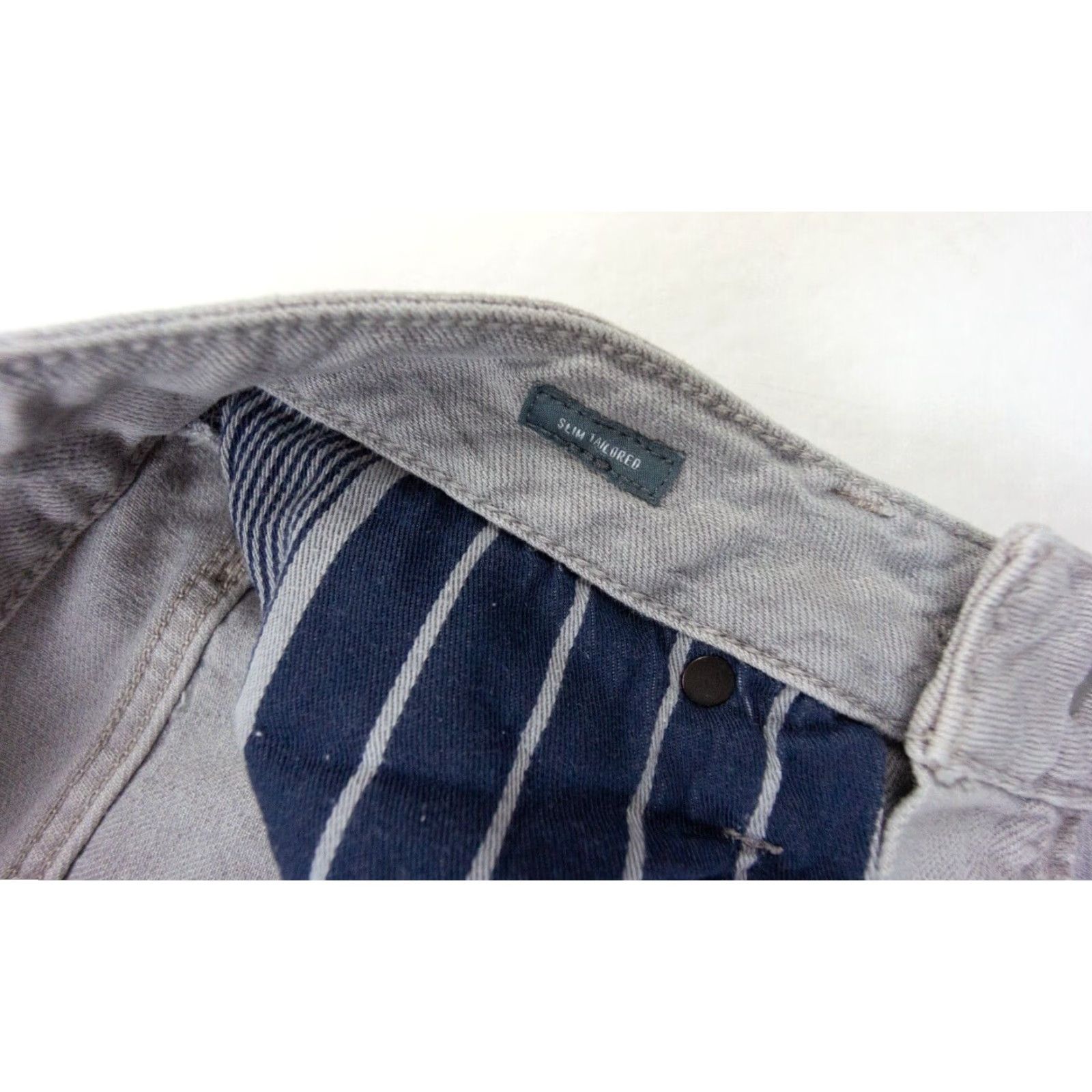 Bonobos Bonobos Jeans Men's 30x30 Gray Denim Slim Fit Casual Pants Stretch Regular Size US 30 / EU 46 - 7 Thumbnail