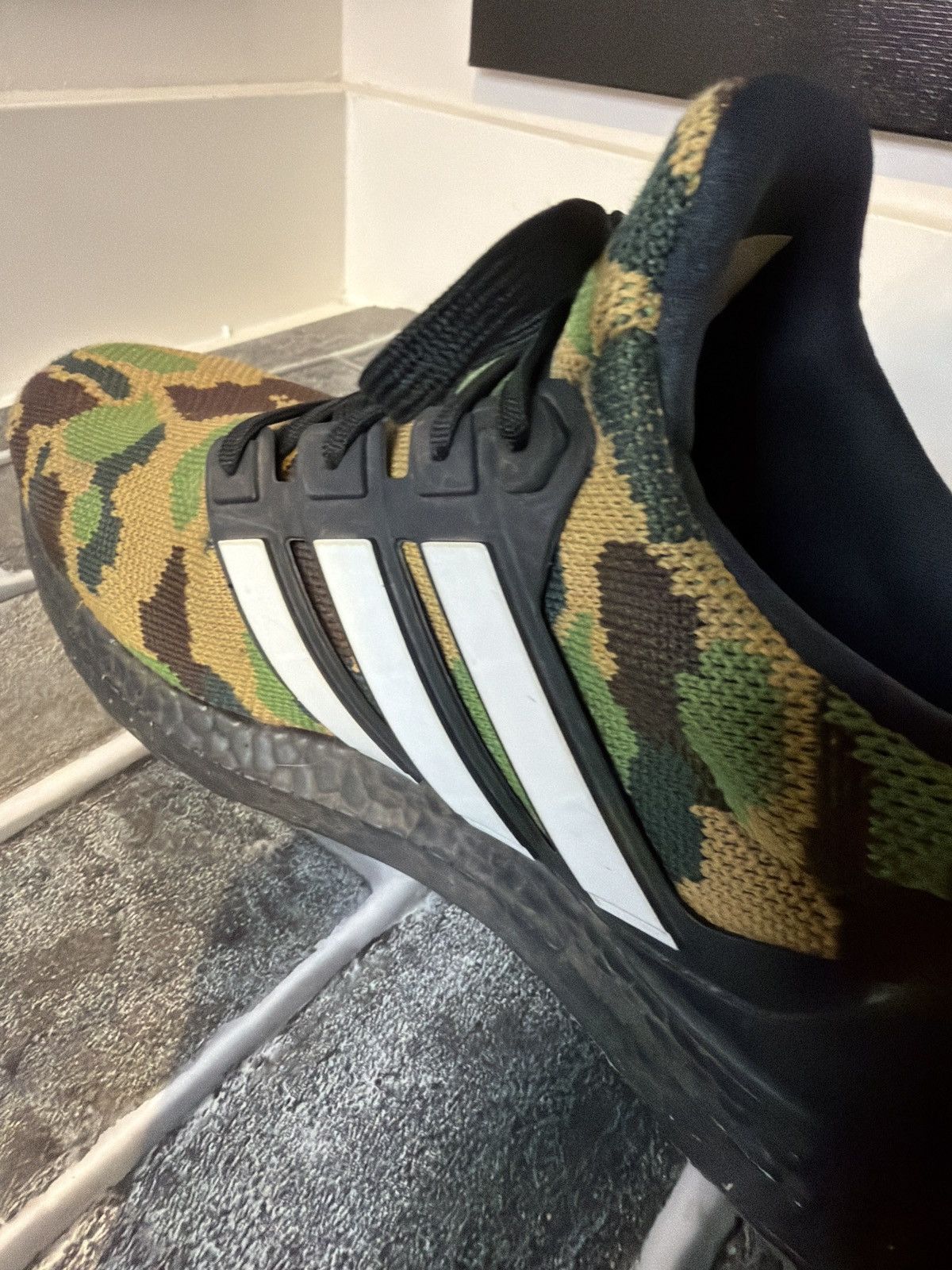 Adidas × Bape A Bathing Ape x Adidas Ultra Boost Collab Size US 11.5 / EU 44-45 - 7 Thumbnail