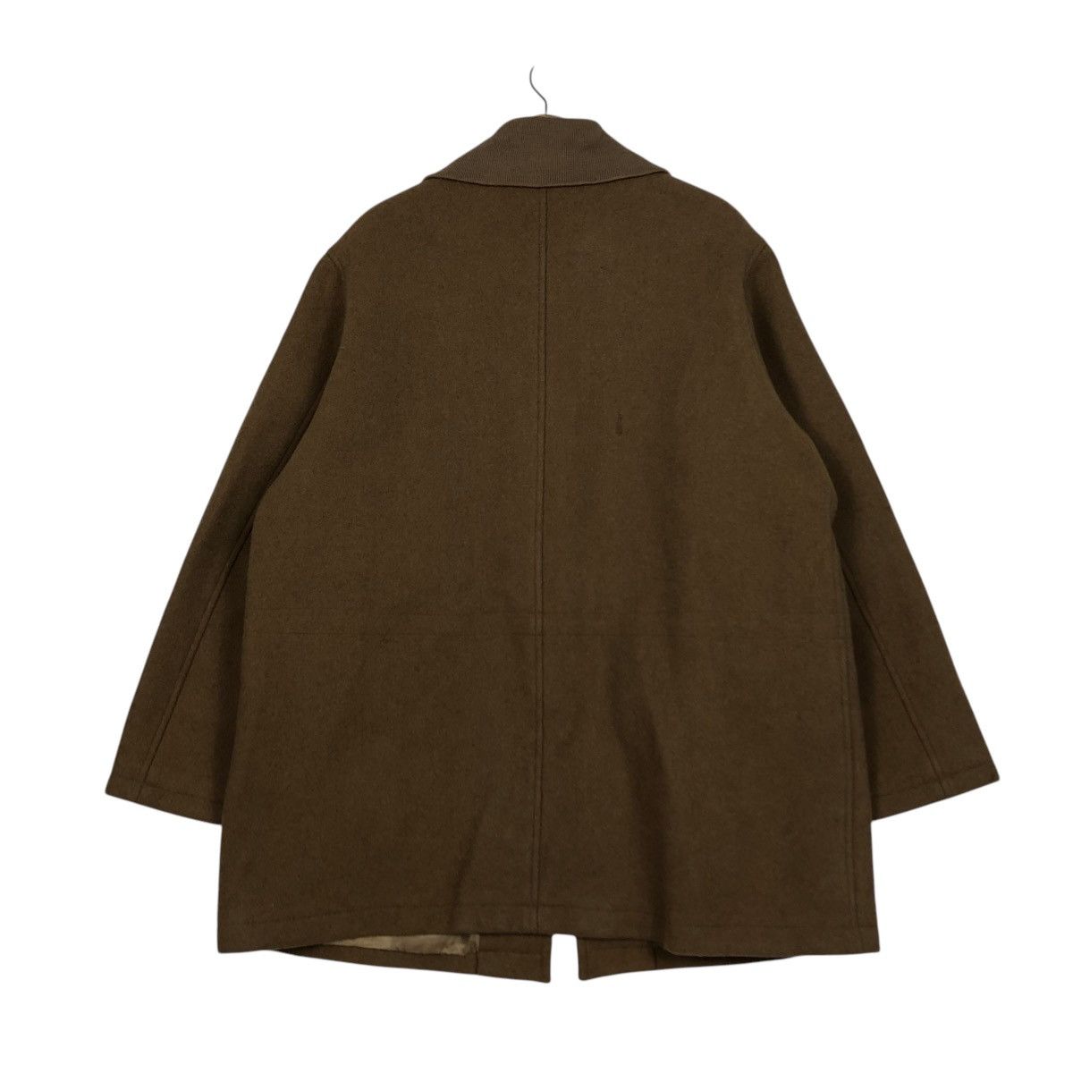 Yohji Yamamoto 🔥VINTAGE CHORE WOOL JACKET Y’S FOR MEN ZIPPER HIGH COLLAR Size US M / EU 48-50 / 2 - 10 Thumbnail