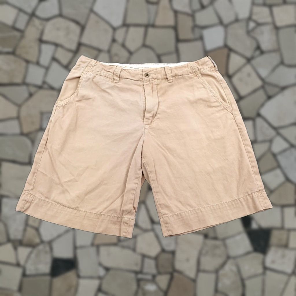 Polo Ralph Lauren VINTAGE Polo Ralph Lauren Shorts Mens 34 Khaki Chino Drawstring Pony Logo Twill Size US S / EU 44-46 / 1 - 1 Thumbnail