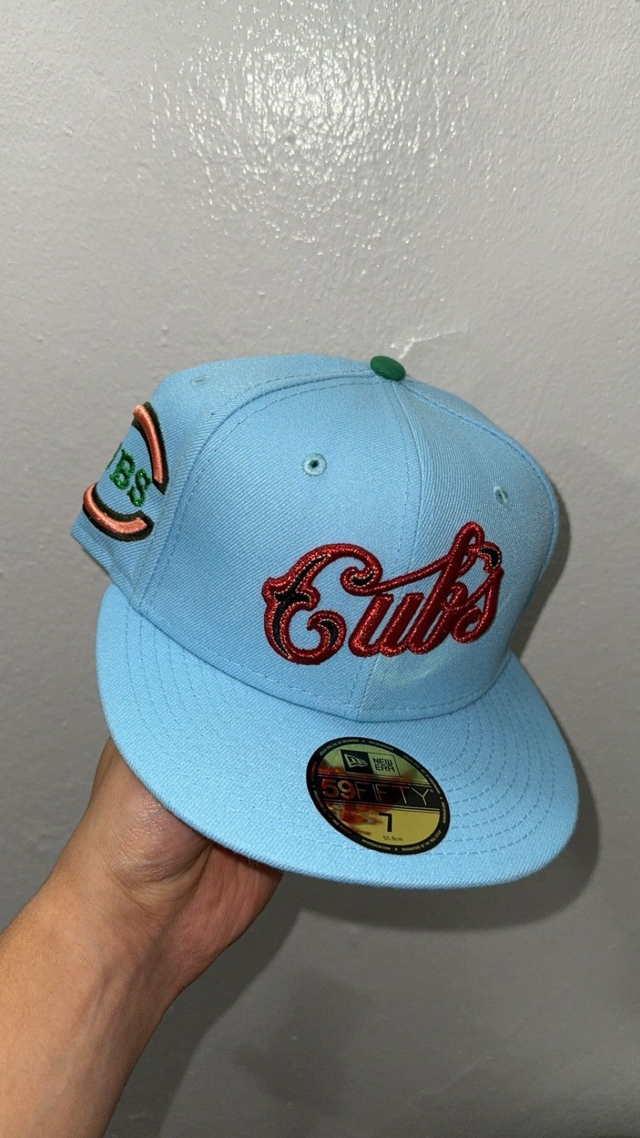 New Era New Era 59fifty Chicago Cubs fitted hat size 7 Size ONE SIZE - 1 Thumbnail
