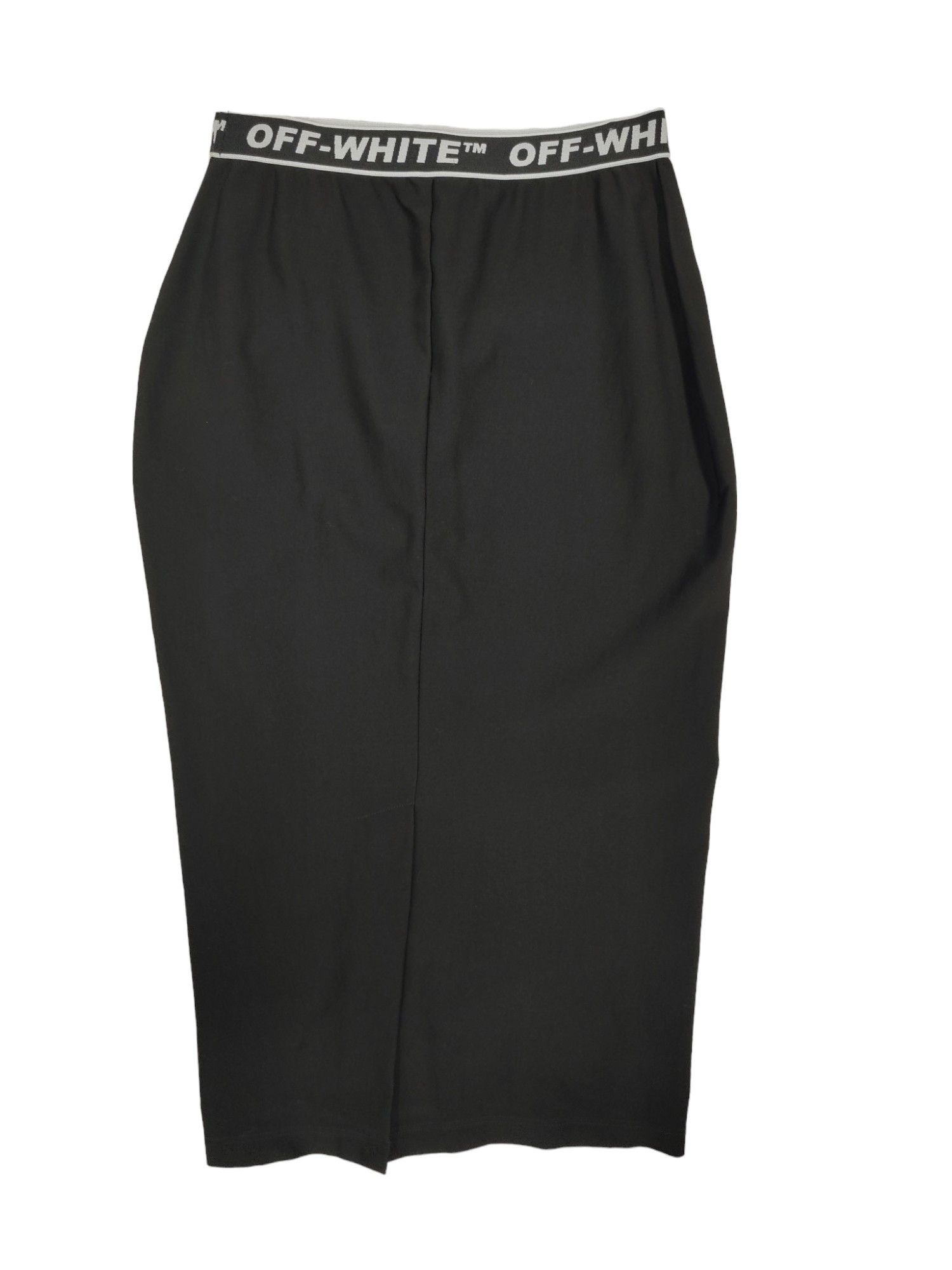 Off-White Black Mid Length Pencil Skirt Size 26" / US 2 / IT 38 - 2 Thumbnail
