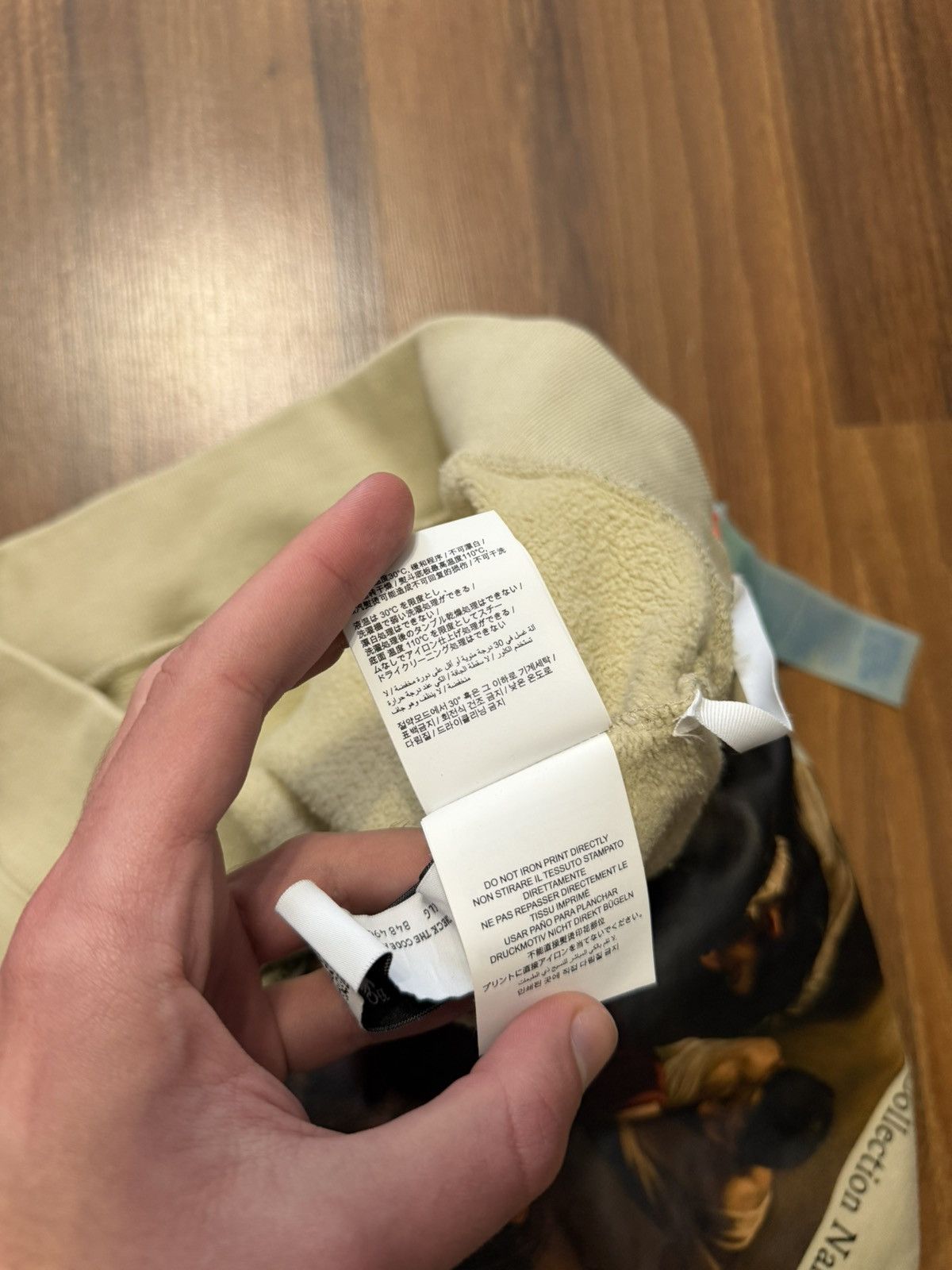 Off-White OFF WHITE BEIGE CARAVAGGIO HOODIE Size US S / EU 44-46 / 1 - 6 Thumbnail
