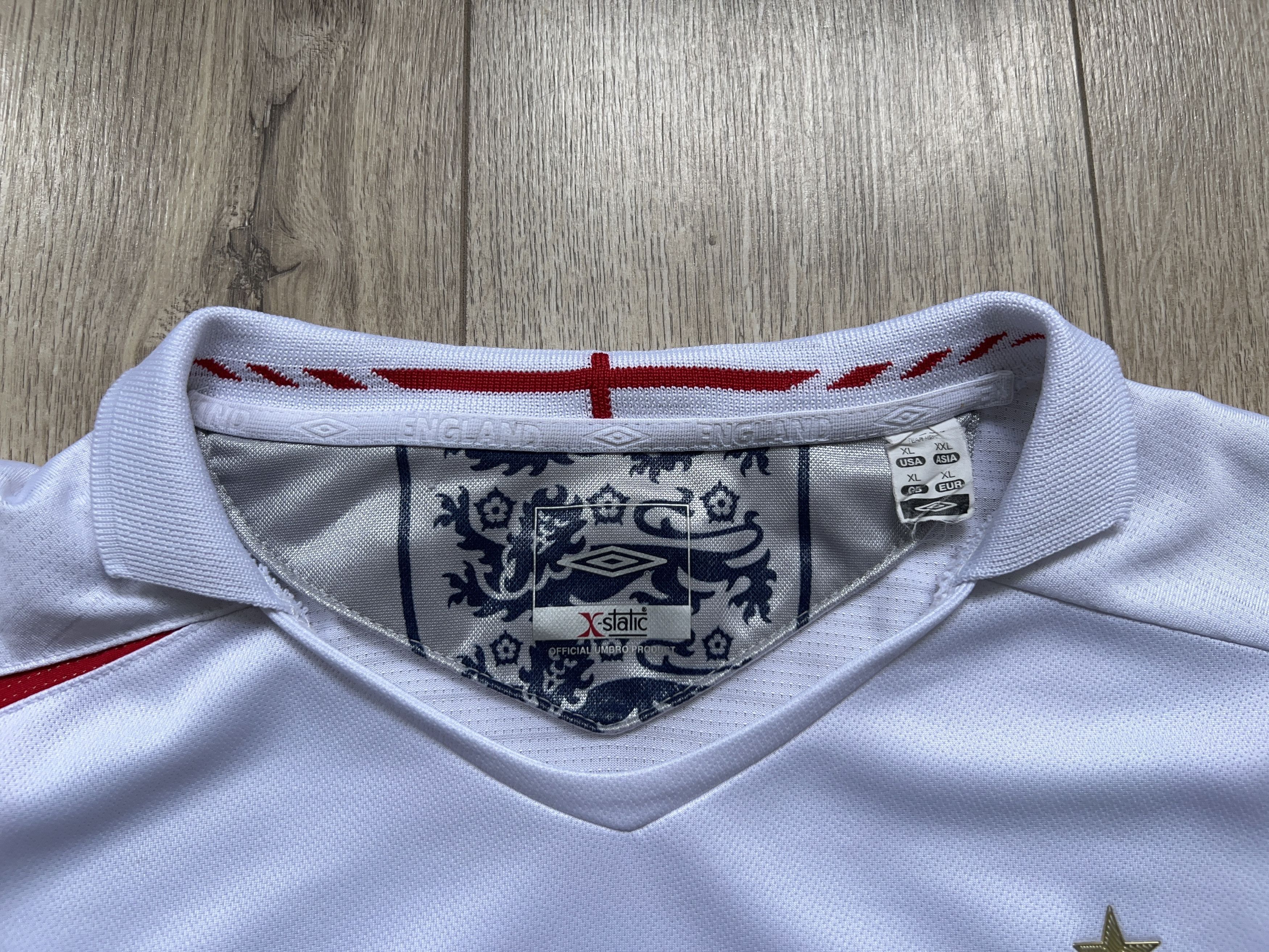 Umbro × Vintage Mens England National Team 2006 2007 Home Football XL Size US XL / EU 56 / 4 - 2 Thumbnail