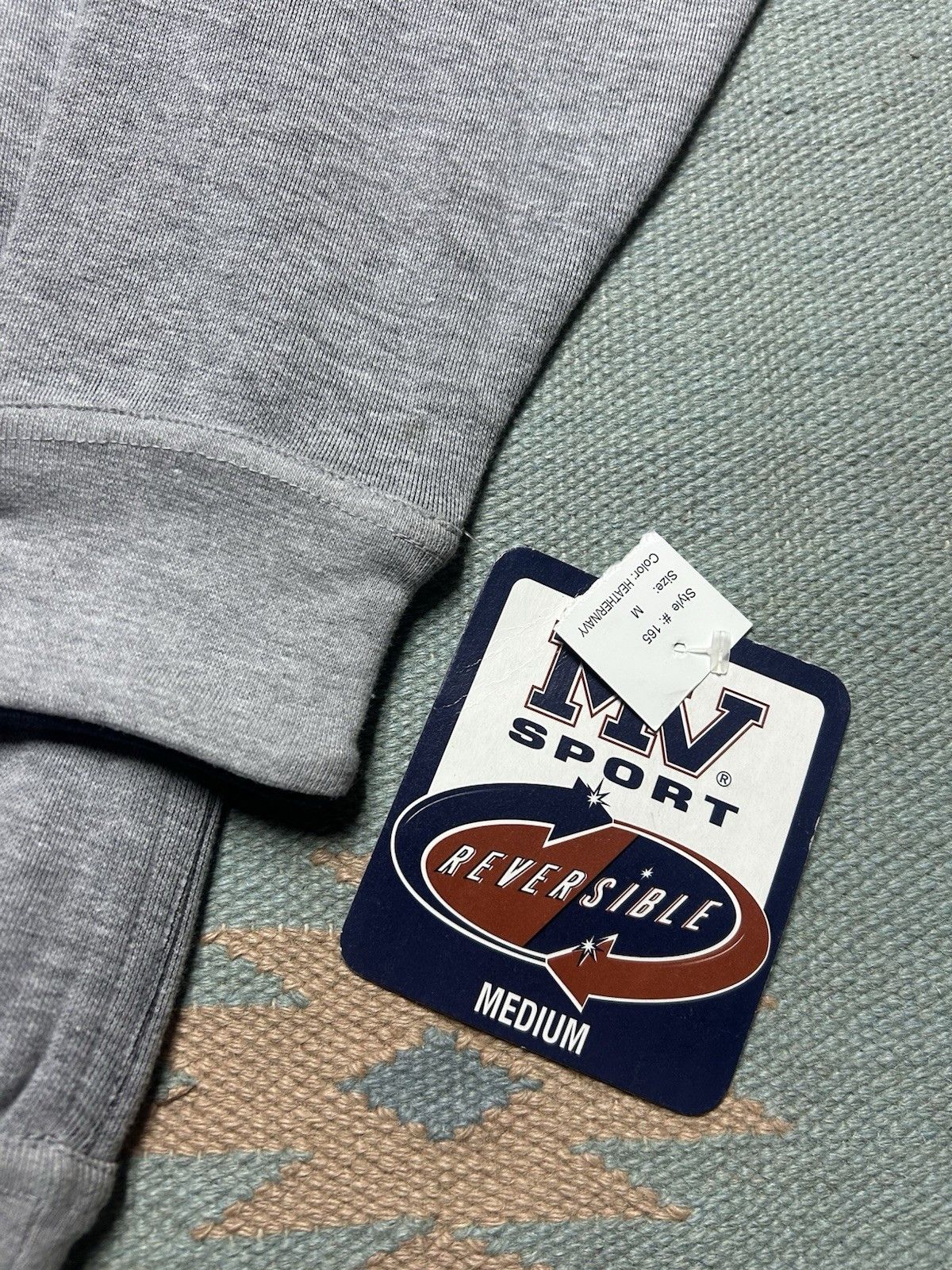 Vintage Vtg crewneck sweatshirt western Michigan reversible NWT M Size US M / EU 48-50 / 2 - 3 Thumbnail