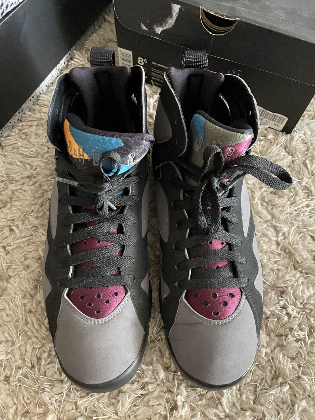 Jordan Brand Jordan 7 Bordeaux 2015 Size US 8.5 / EU 41-42 - 5 Thumbnail