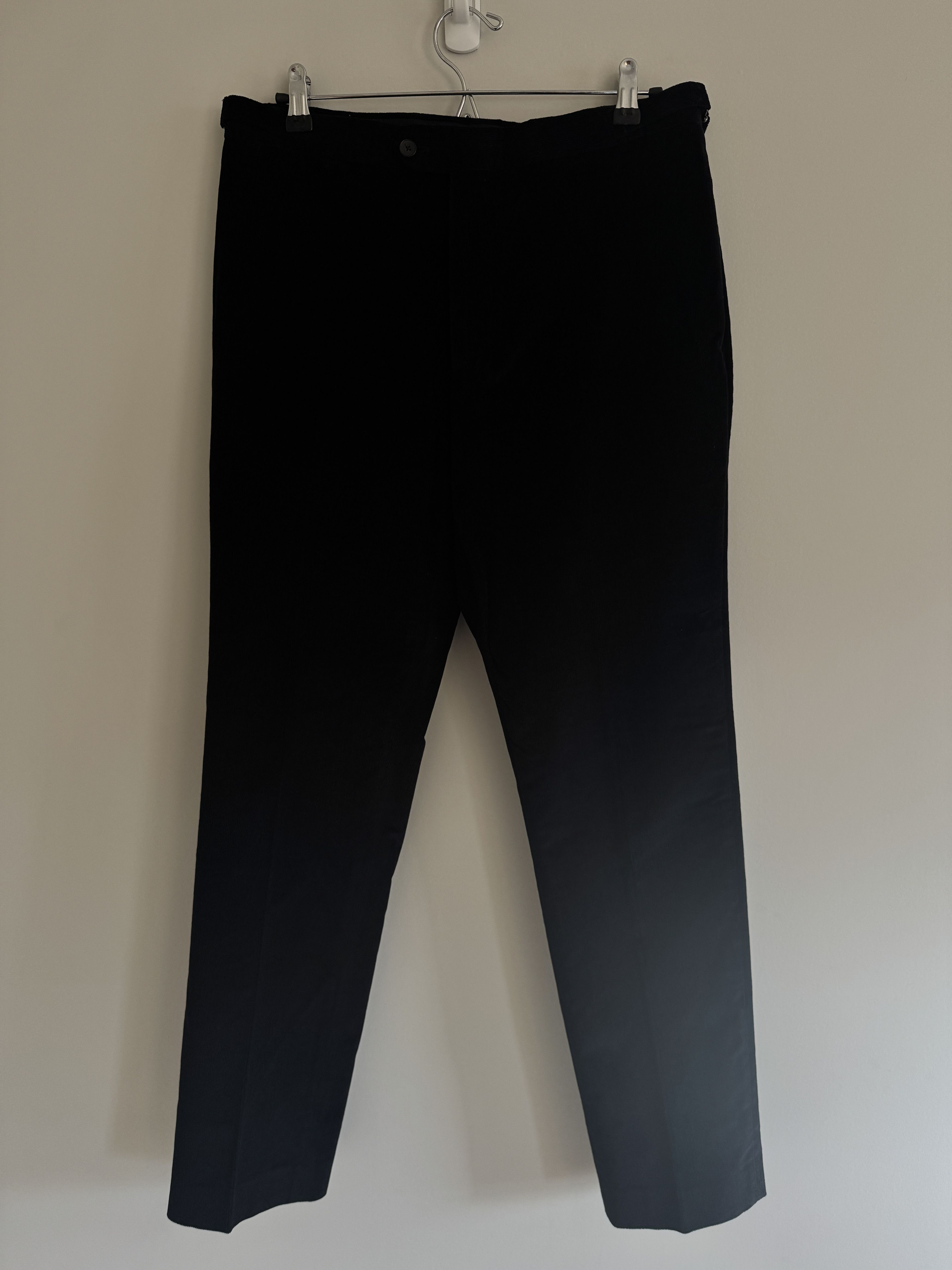 Other Trunk Clothiers Wigmore Italian Needlecord Trousers Navy Size US 32 / EU 48 - 1 Thumbnail