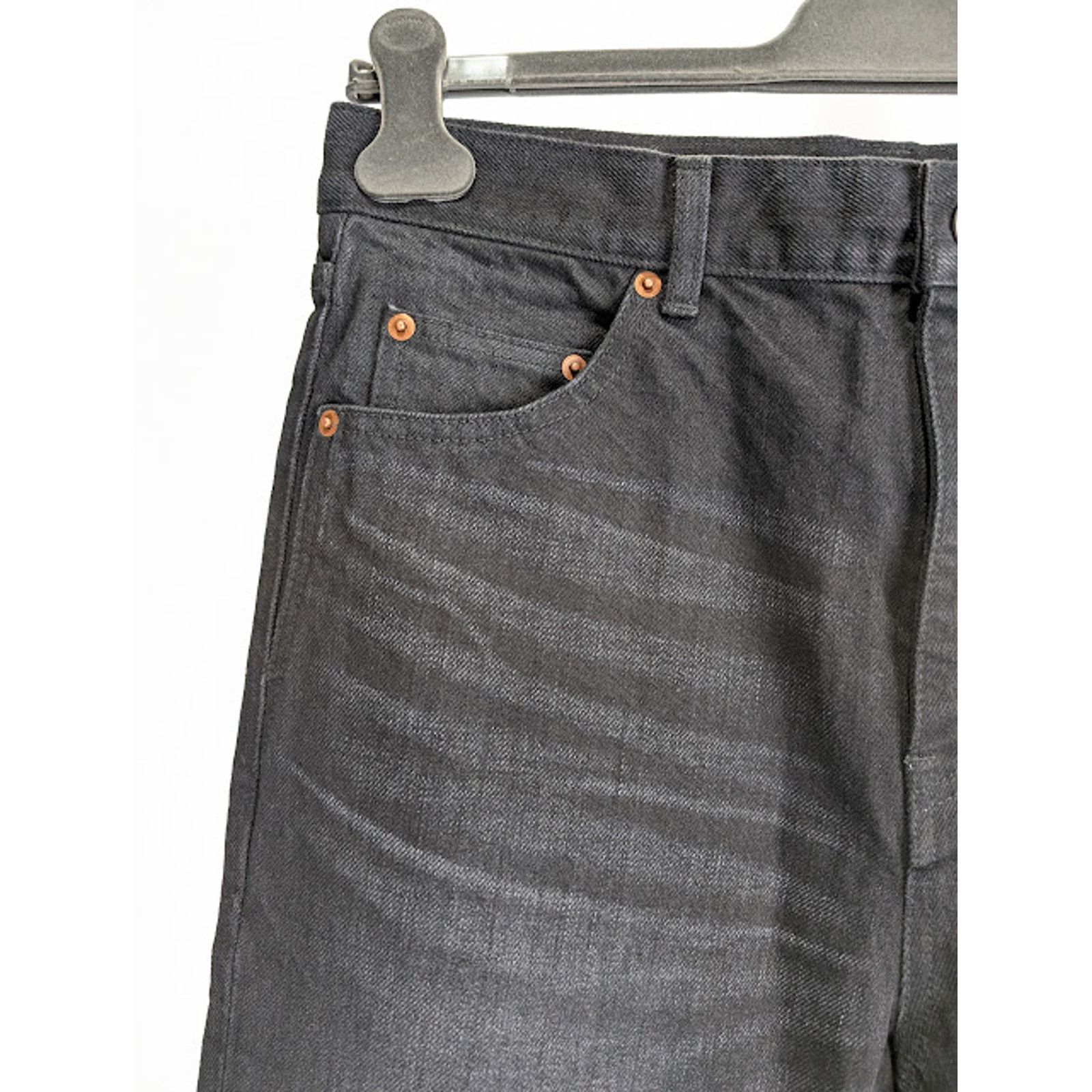 Saint Laurent Paris o1rshd1 D35 70's Flare Denim Jeans in Black Size US 32 / EU 48 - 6 Thumbnail