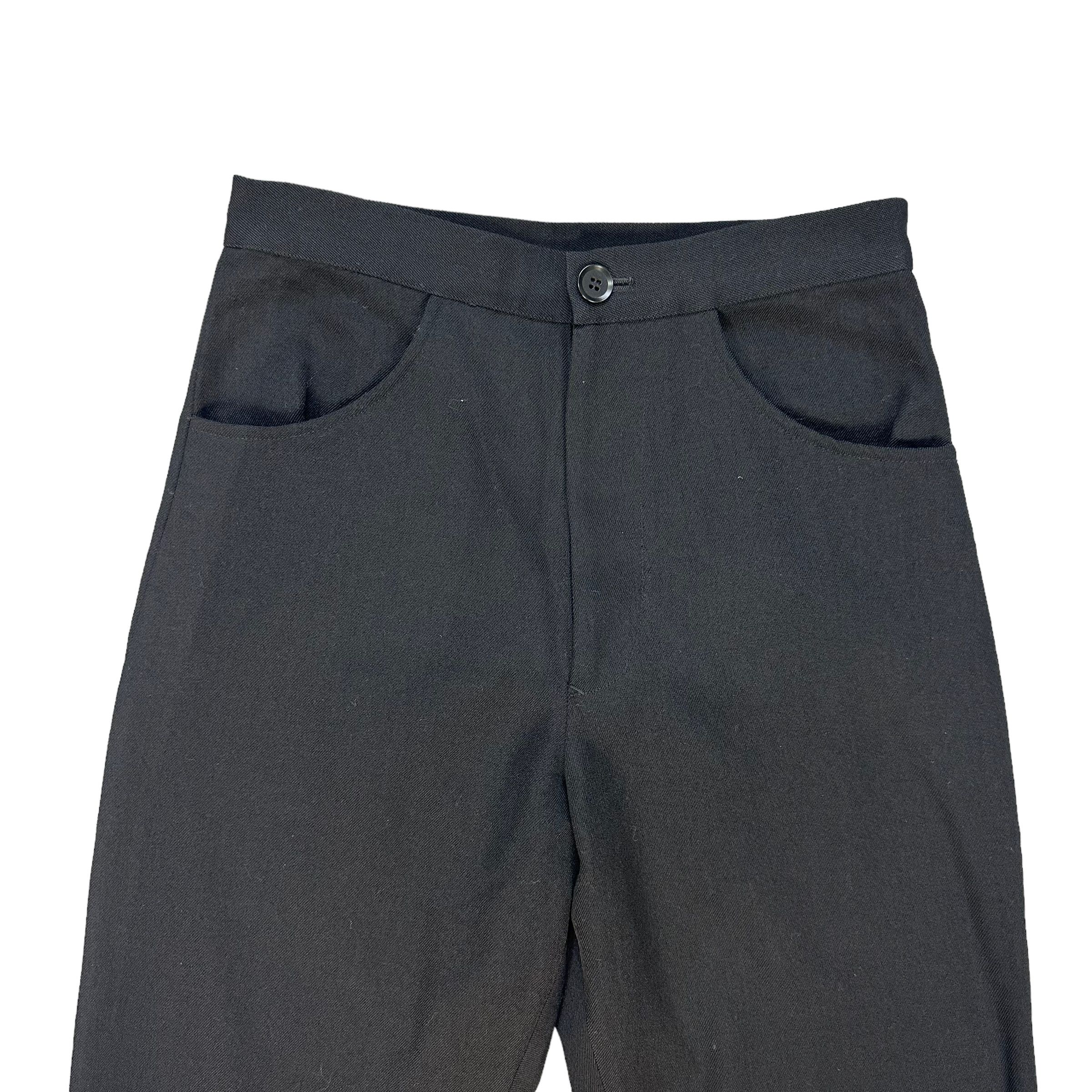 Yohji Yamamoto VINTAGE YOHJI YAMAMOTO 2002 AW WOOL TROUSERS #7623-158 Size US 27 - 2 Thumbnail