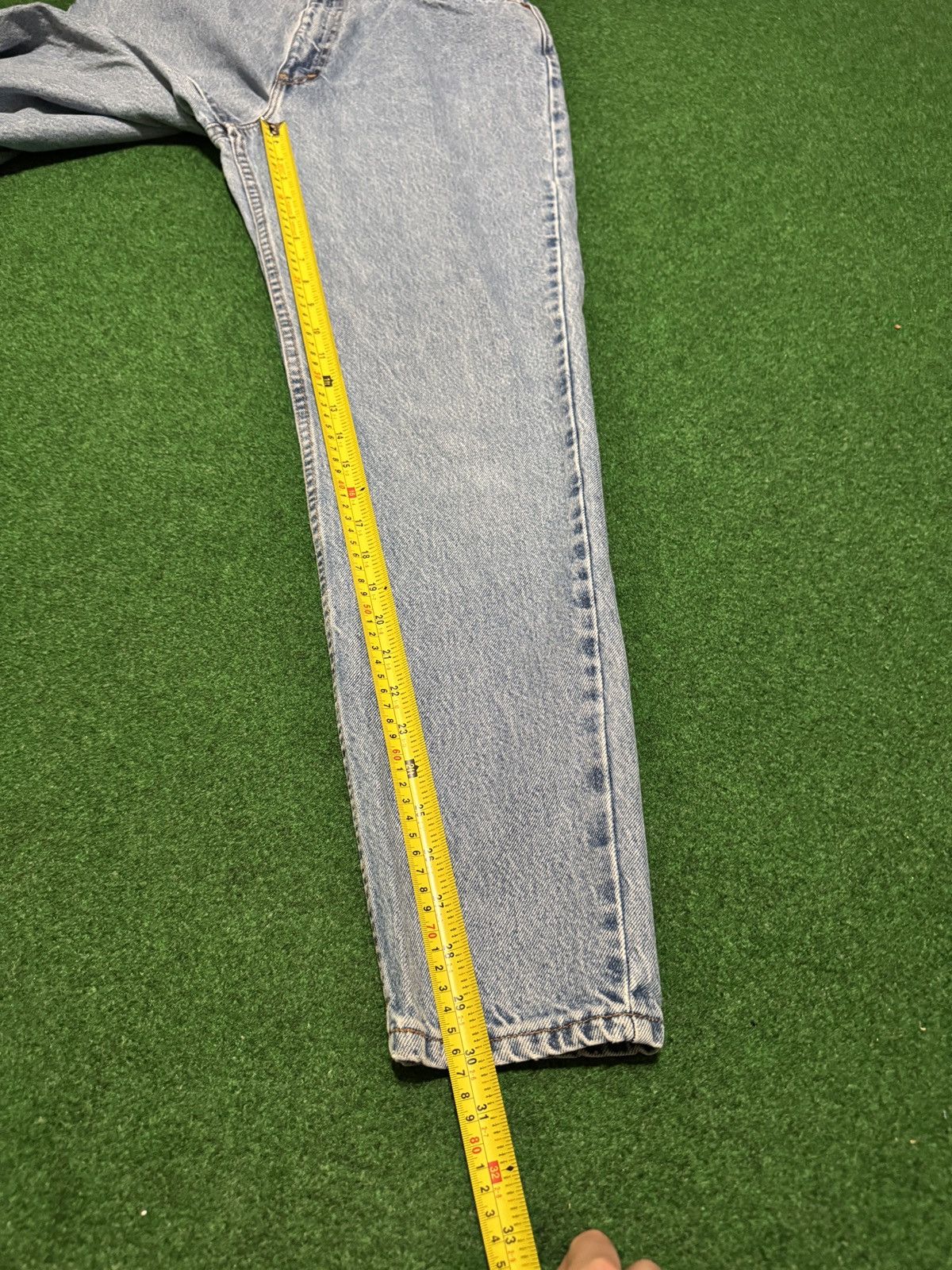 Levi's Vintage Clothing Levis 512 Womens 15 30x30 Light Wash Slim Tapered 90s Jeans Size 30" / US 8 / IT 44 - 7 Thumbnail
