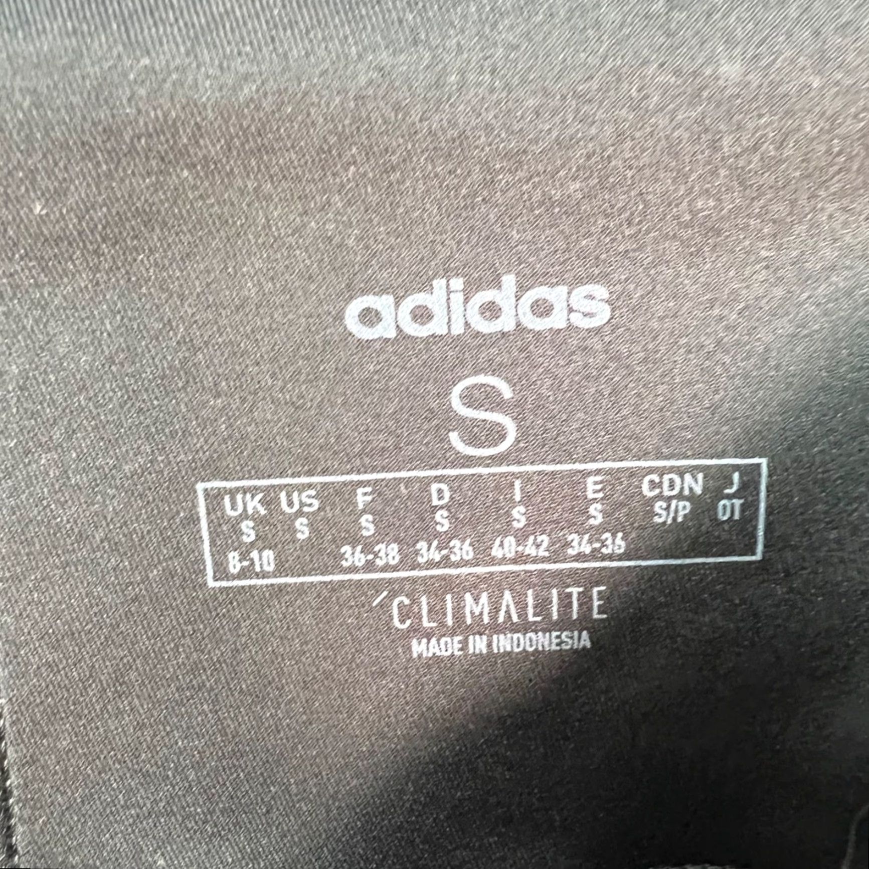 Adidas Adidas Womens Small Climalite Black Leggings High-Waist Stretch Activewear Leggings Size S Black Womens Adidas Originals Athletic Skinny Inseam 28 in Size 26" / US 2 / IT 38 - 3 Thumbnail