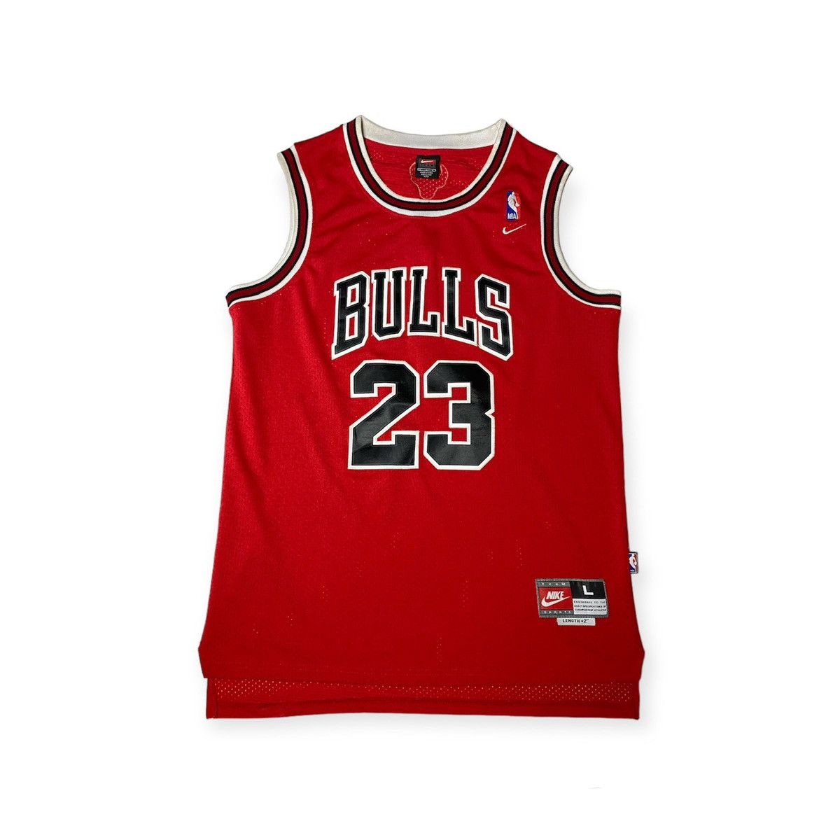 Jordan Brand × Nike × Vintage Nike Jordan 23 Vintage NBA Chicago Bulls Basketball Jersey Size US L / EU 52-54 / 3 - 2 Thumbnail