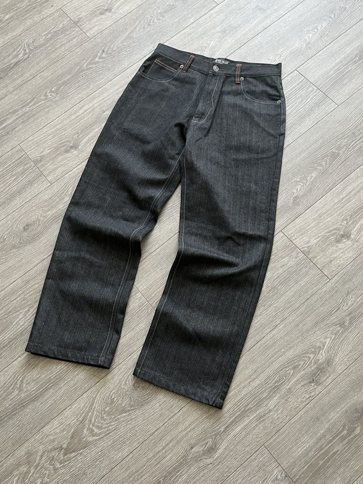 Vintage Vintage Raw Blue Pants Jeans Size US 34 / EU 50 - 10 Thumbnail