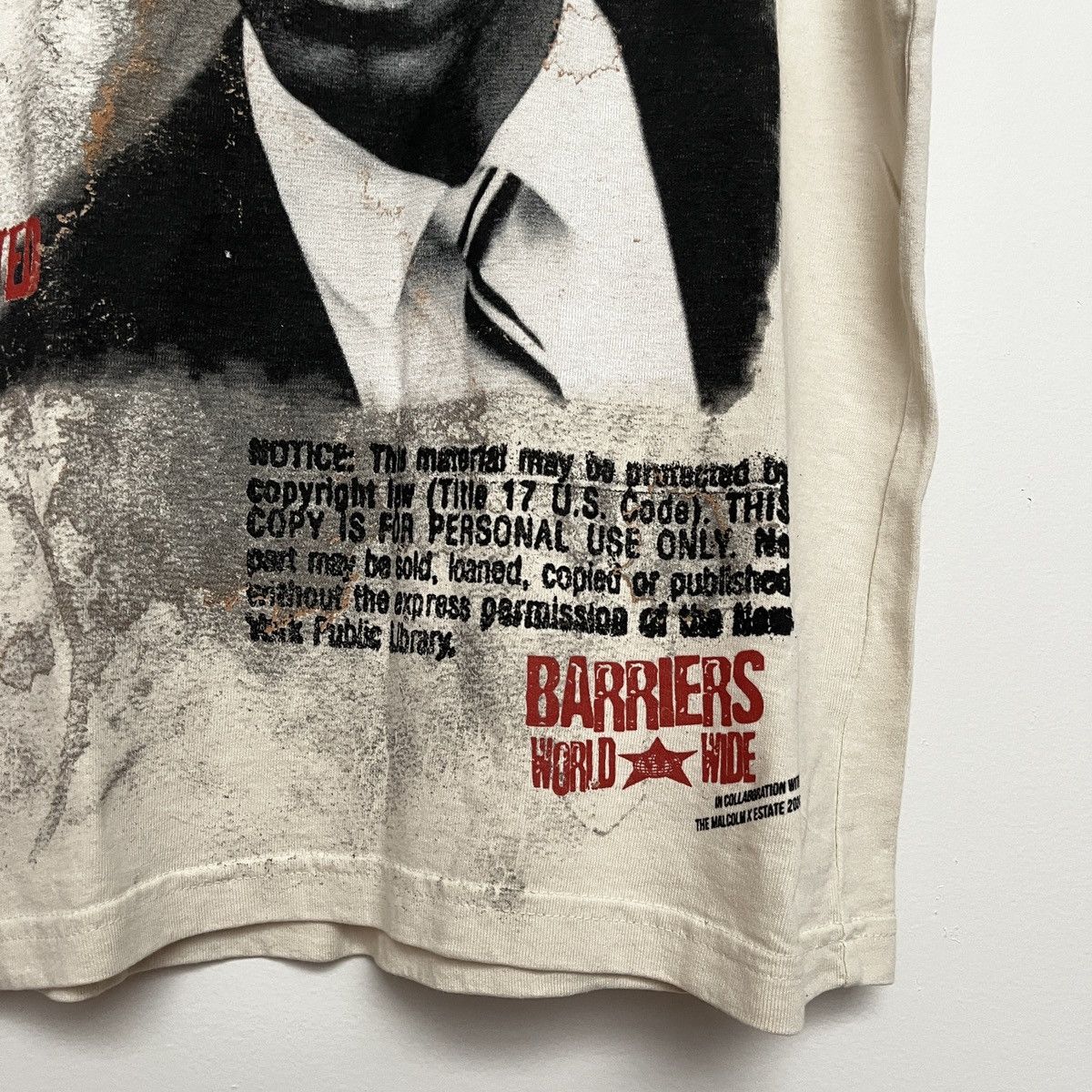 Barriers Barriers Ny Malcolm X T Shirt (unisex) Size US S / EU 44-46 / 1 - 6 Thumbnail