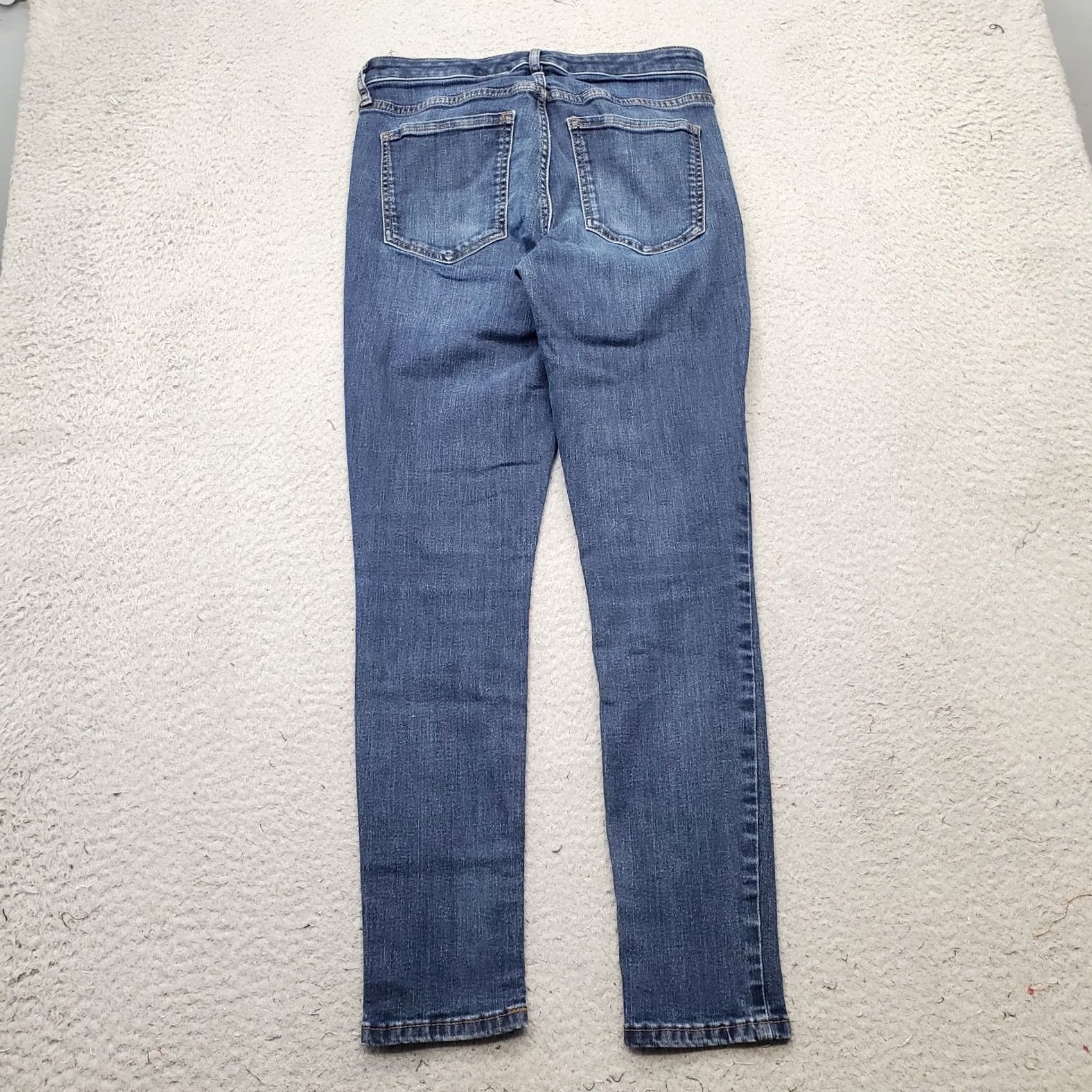 Banana Republic Banana Republic Womens 4 Jeans Blue Denim Skinny 27.75" Inseam 5-Pocket Stretch Slim Curve Size 27" / US 4 / IT 40 - 2 Thumbnail