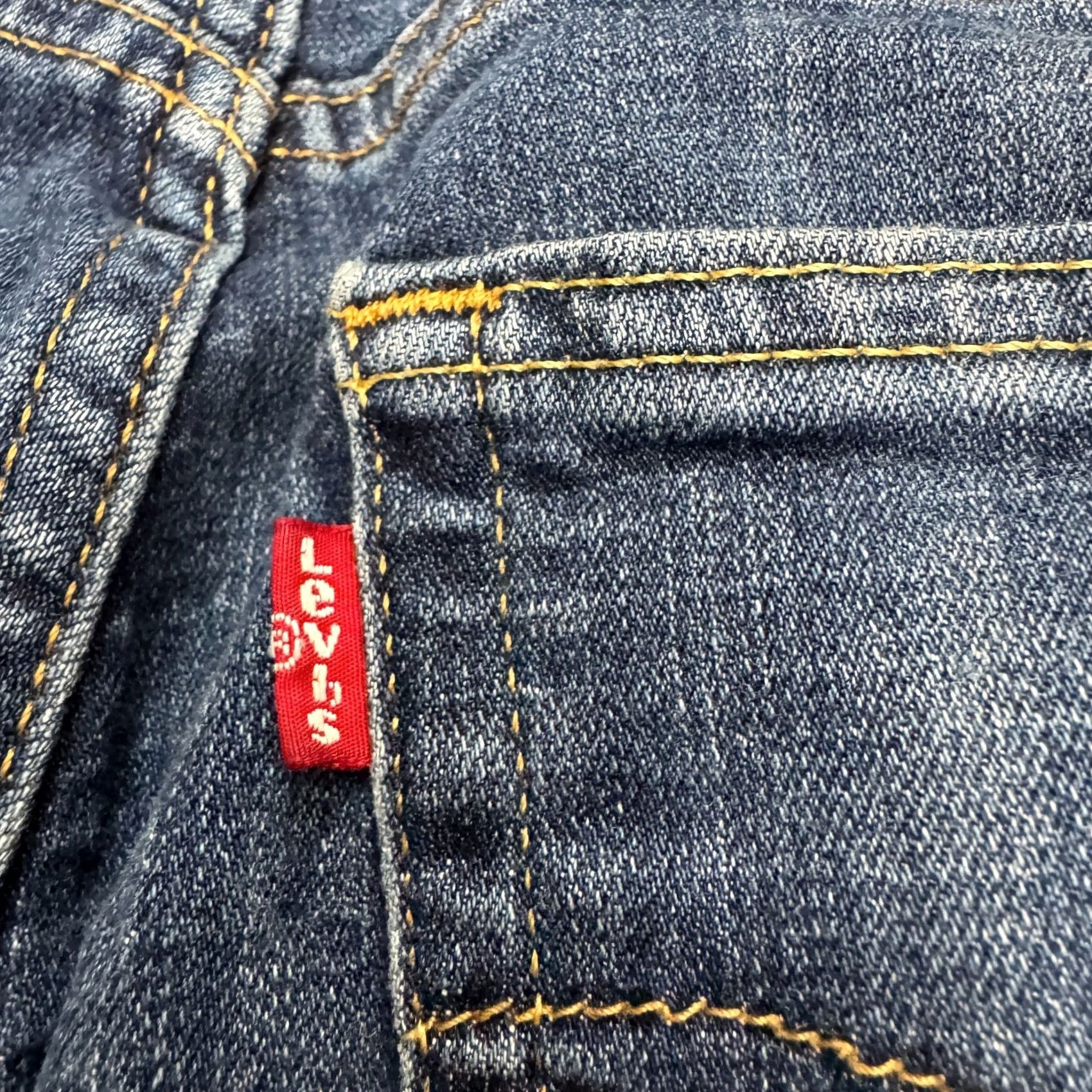 Levi's Levi's 721 High Rise Skinny Denim Jeans Womens 28x30 Blue Dark Wash Stretch Size 28" / US 6 / IT 42 - 6 Thumbnail