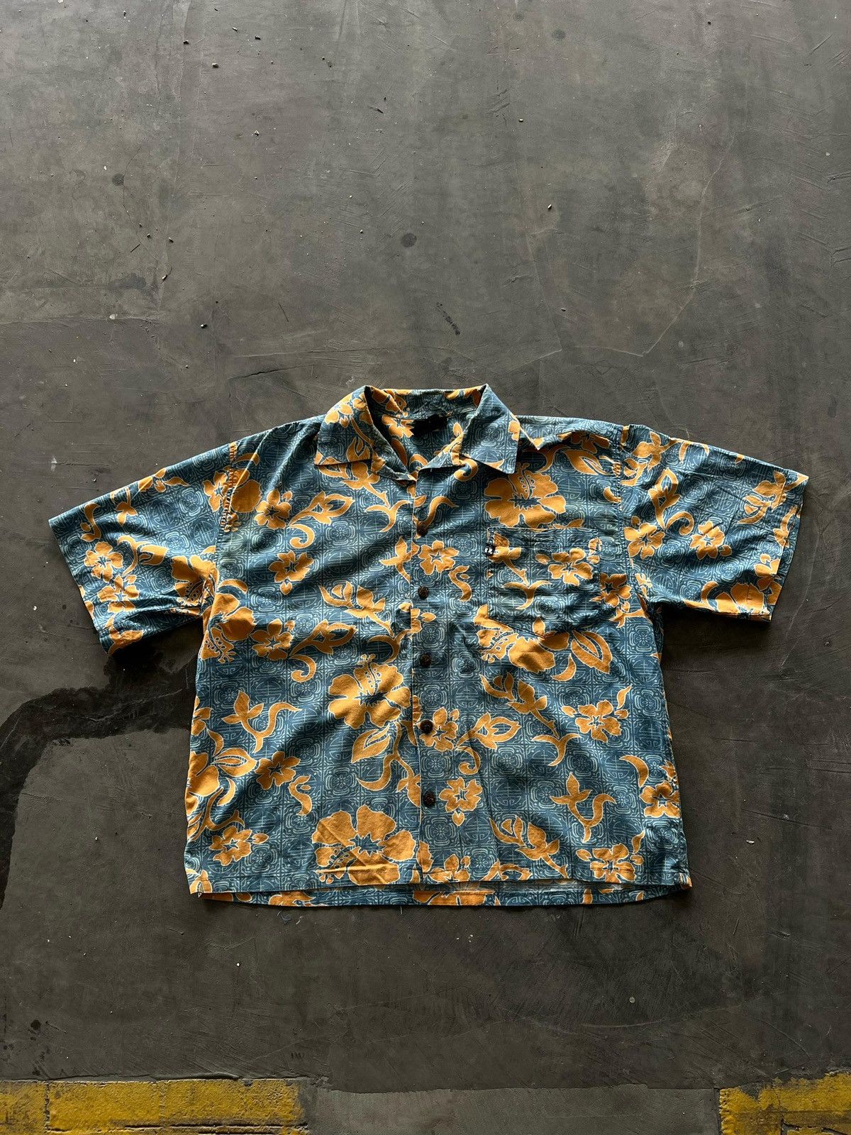 Hang Ten × Vintage Vintage Hang-Ten Hawaiian Button up Shirt Size US L / EU 52-54 / 3 - 1 Thumbnail