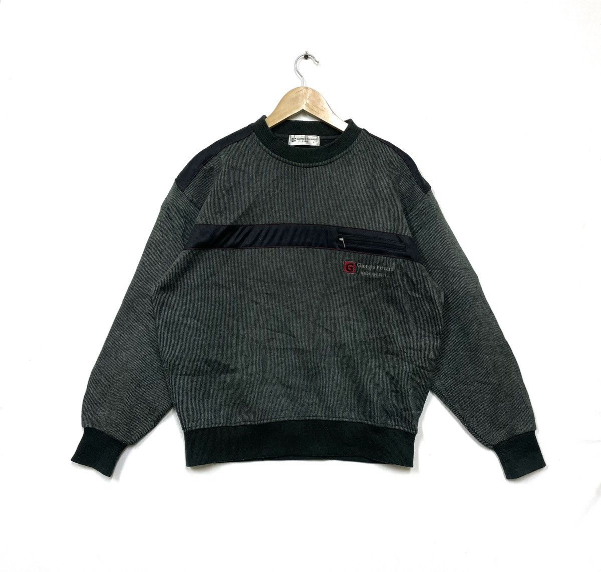 Ferrari × Vintage Vintage Giorgio Ferrari Pocket Zipper Big Logo Size US L / EU 52-54 / 3 - 1 Thumbnail
