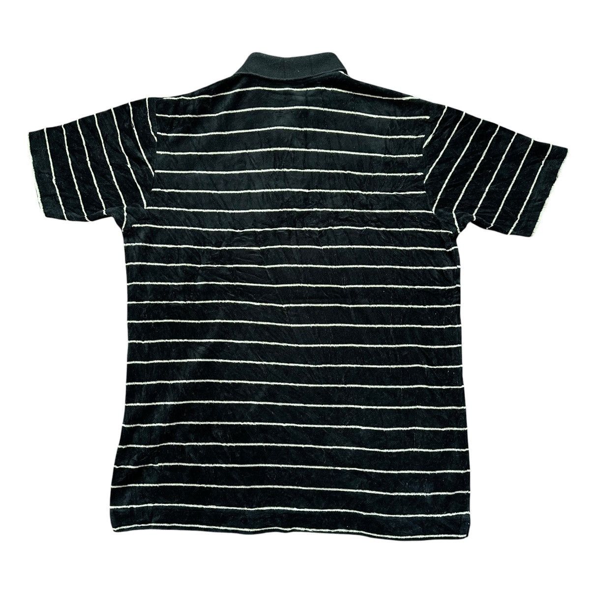 Bape BAPE A Bathing Ape Striped Polo Shirt Japan Texture Pique Size US M / EU 48-50 / 2 - 2 Thumbnail