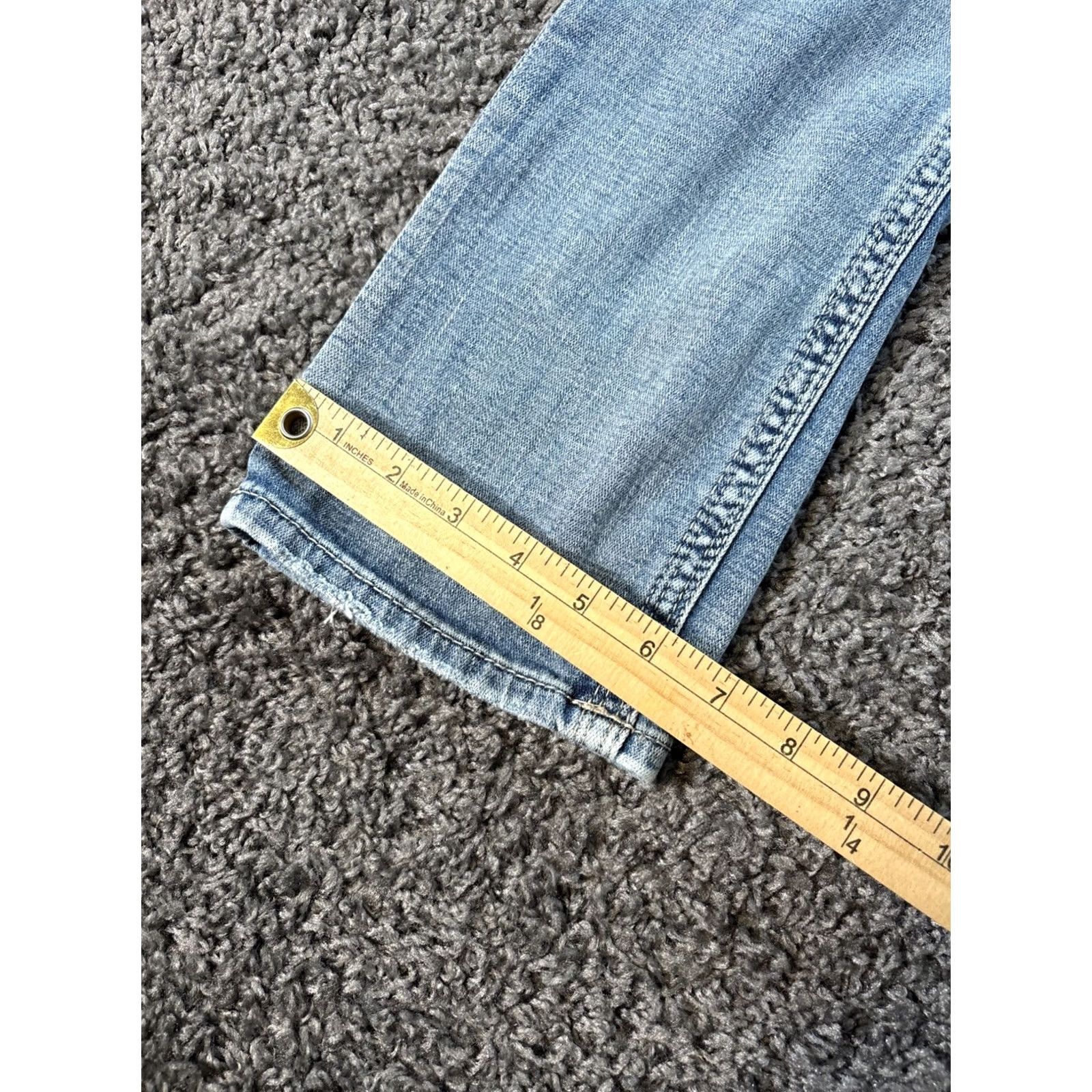 Vintage BKE Alec Jeans Slim Straight 28x31 Light Wash Blue Denim Stretch 5-Pocket Mens Size US 28 / EU 44 - 3 Thumbnail