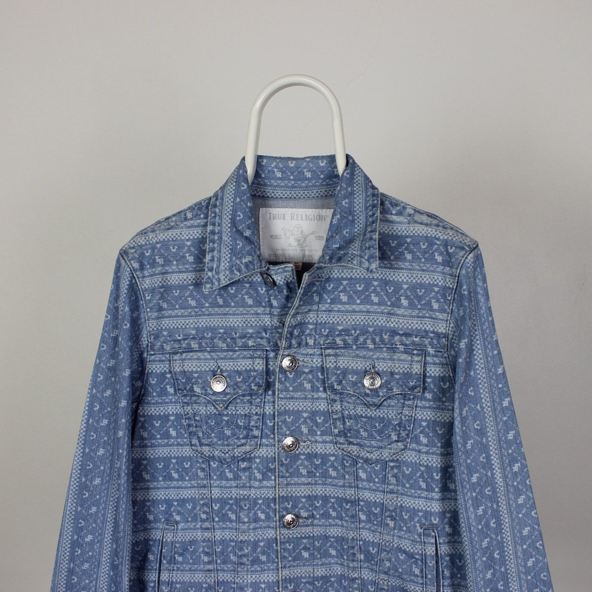 True Religion True religion Trucker jacket ikat monogram S Size US S / EU 44-46 / 1 - 2 Thumbnail