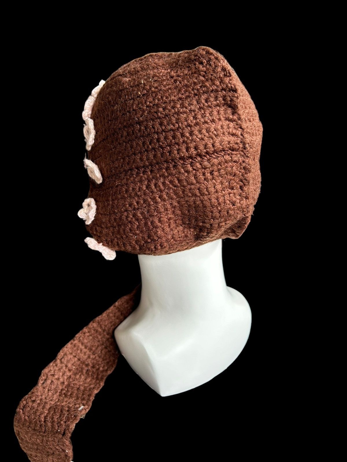 Japanese Brand × Kapital × Vintage Hippies style Crochet Knitted Handmade Long Beanie Hats Size ONE SIZE - 4 Thumbnail