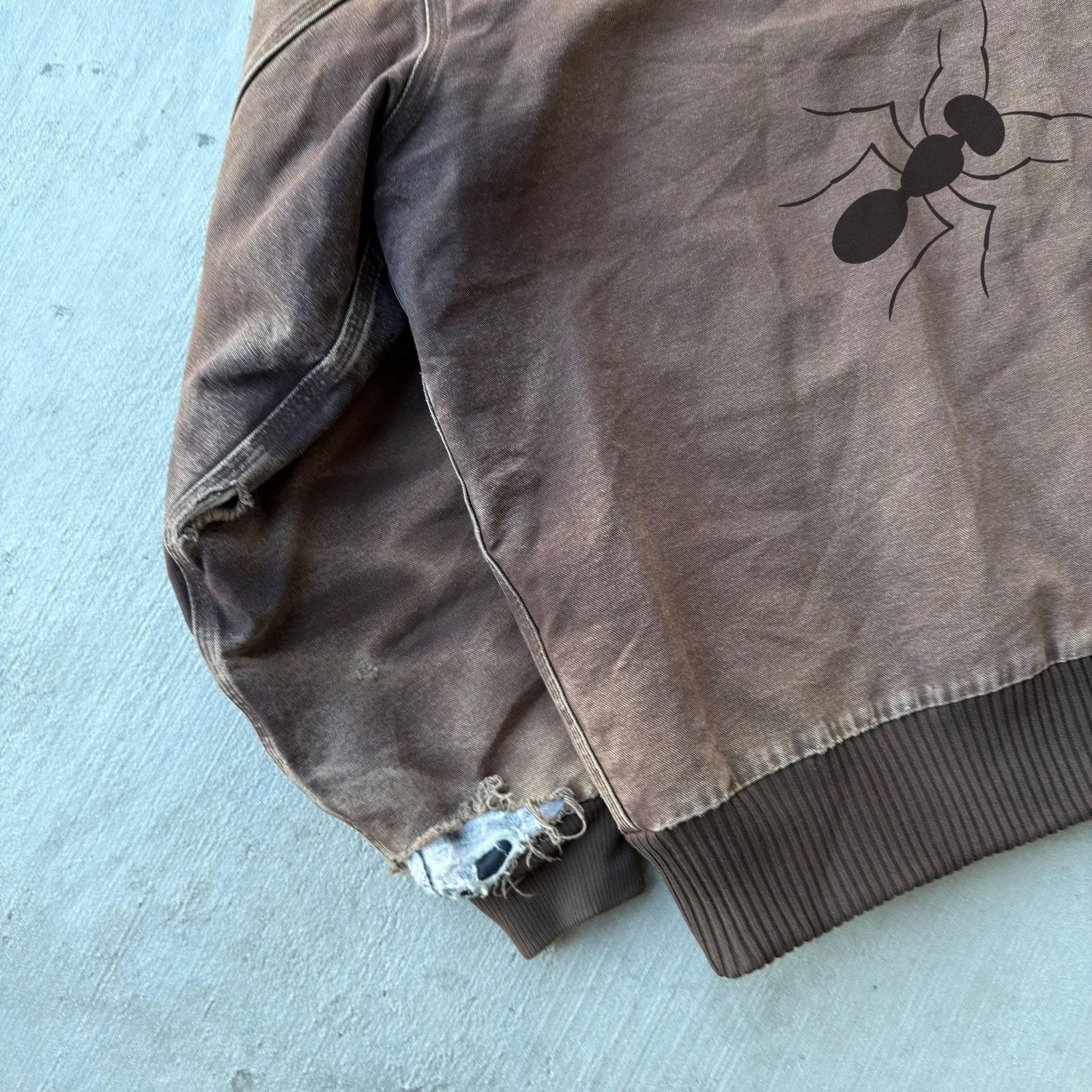 Carhartt × Vintage Vintage Y2K Carhartt J130 DKB brown hooded work wear jacket Size US XL / EU 56 / 4 - 7 Thumbnail