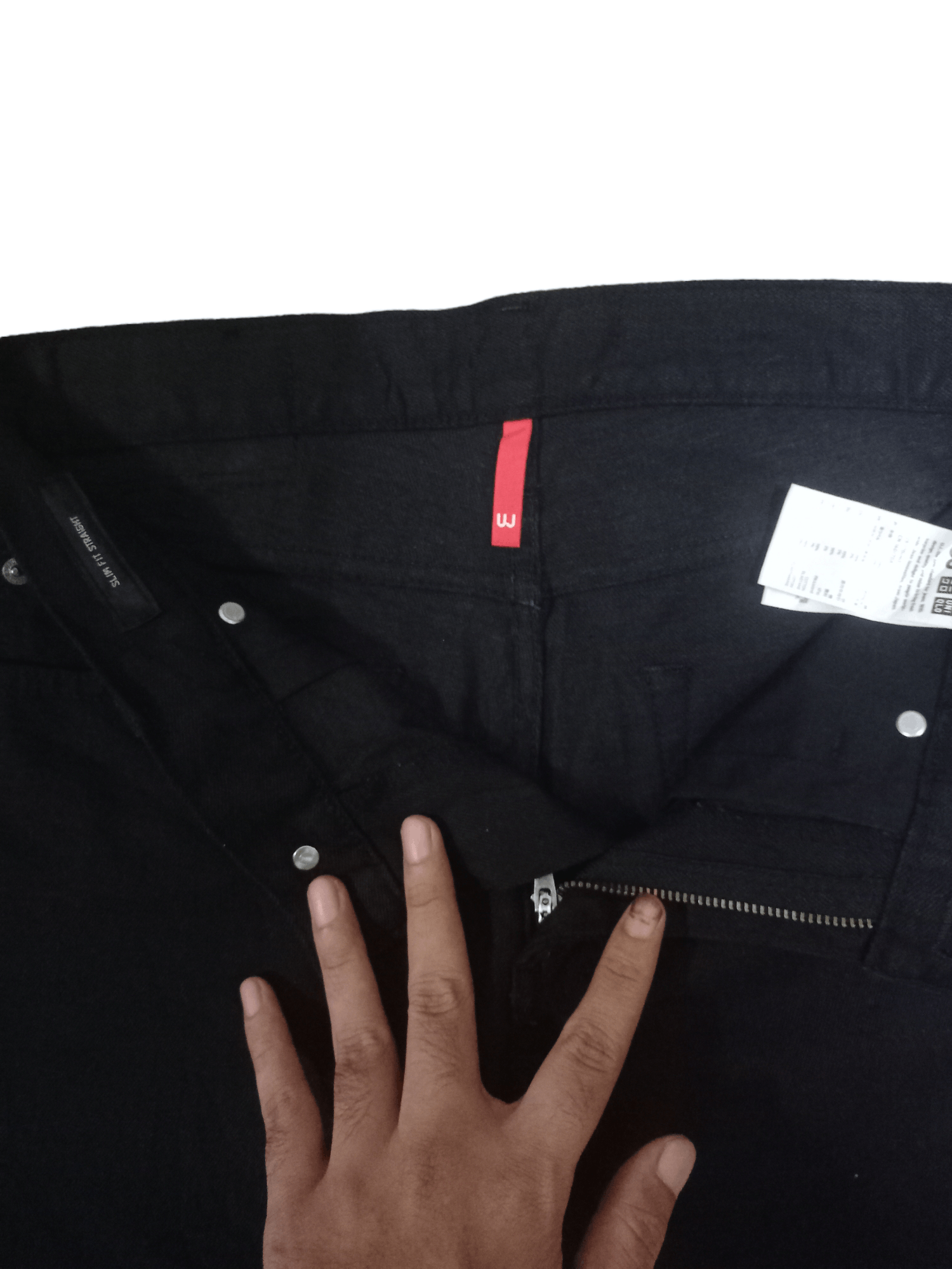Japanese Brand × Uniqlo Vintage S001 Japanese Uniqlo Black Denim Pants Size US 30 / EU 46 - 3 Thumbnail