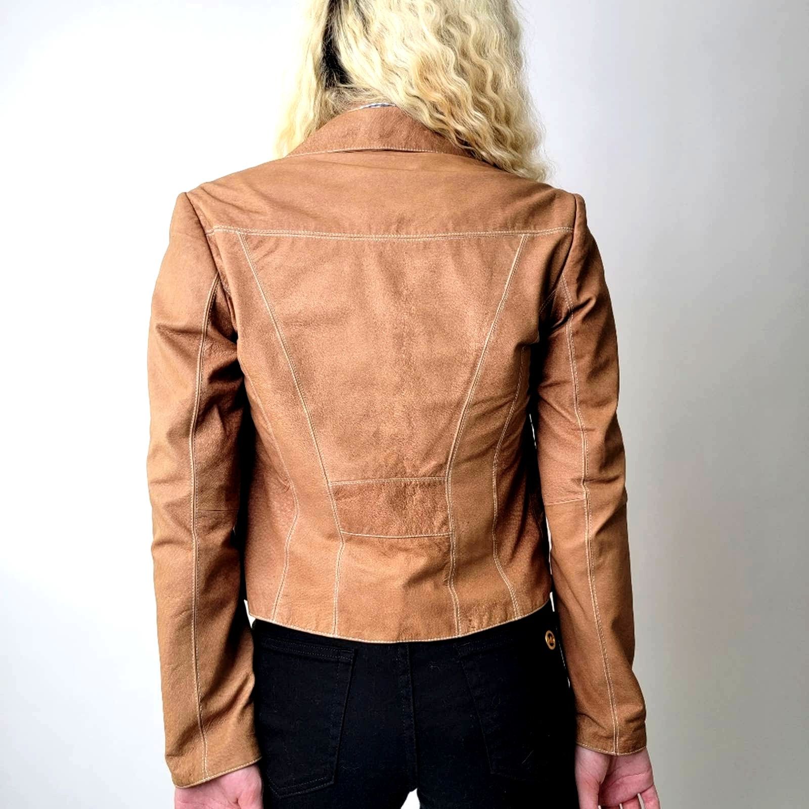Wilsons Leather Slim Cut Western Leather Jacket by Wisons Leather - S Size S / US 4 / IT 40 - 2 Thumbnail