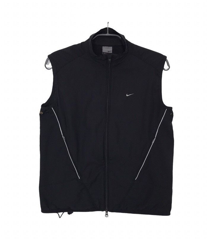 Nike Nike Vintage Womens Running Vest Reflective Sz S Black Size S / US 4 / IT 40 - 1 Thumbnail