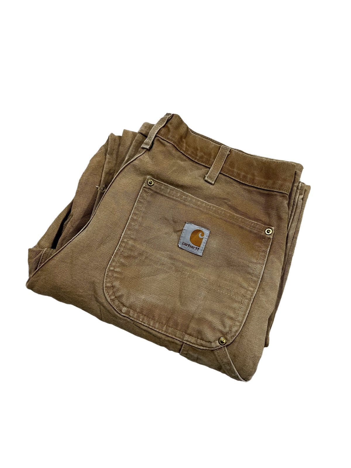 Carhartt 1990s OG Carhartt Double Knee Baggy Duck Cotton Denim Pants Size US 30 / EU 46 - 10 Thumbnail